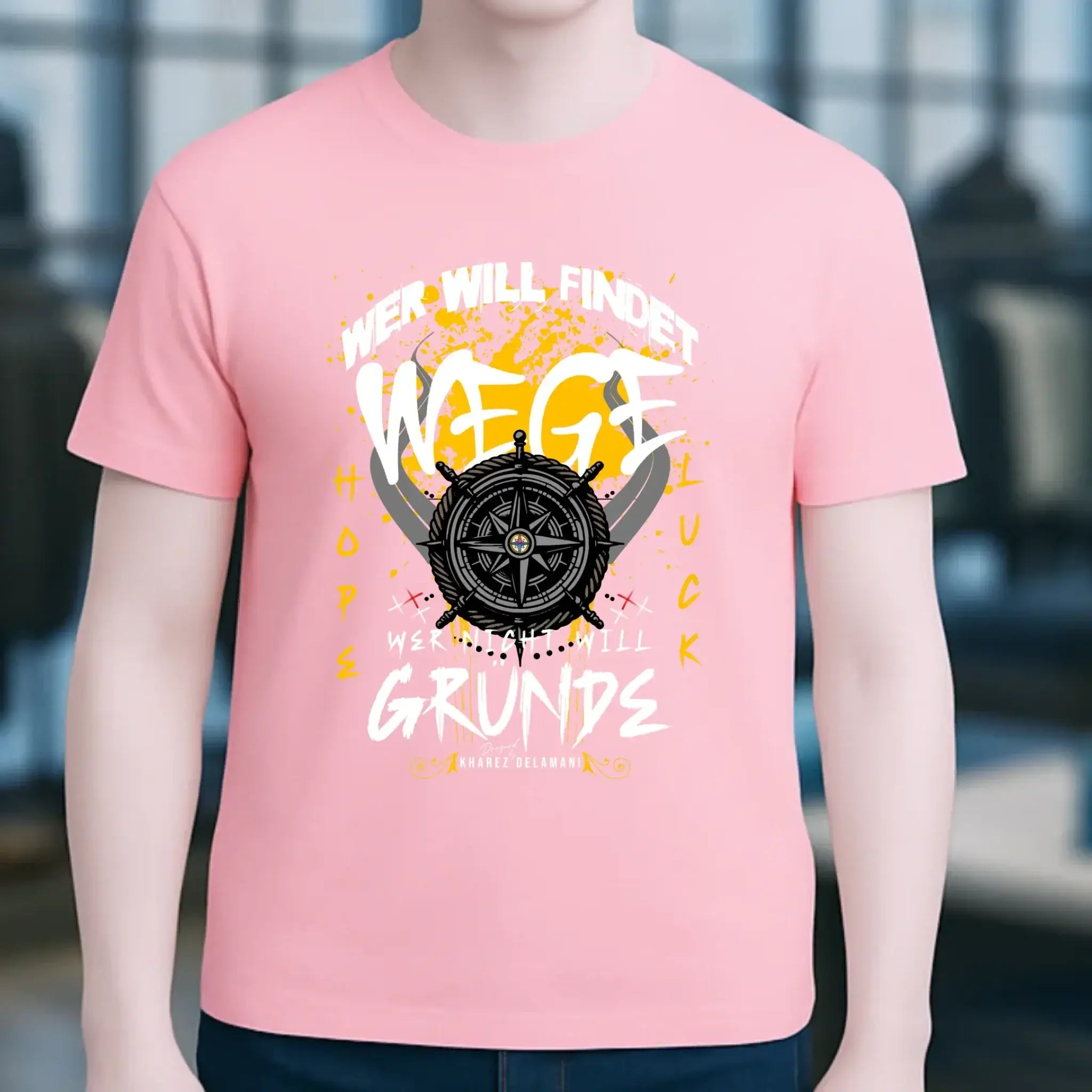 Wer will findet Wege • Unisex T-Shirt für Damen & Herren • Bio • personalisiert