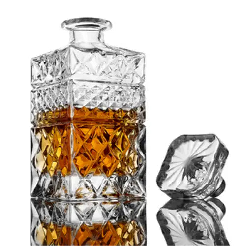 Whiskey Decanter With Glasses & Chilling Stones Gift Set - Whiskey-Geschenke