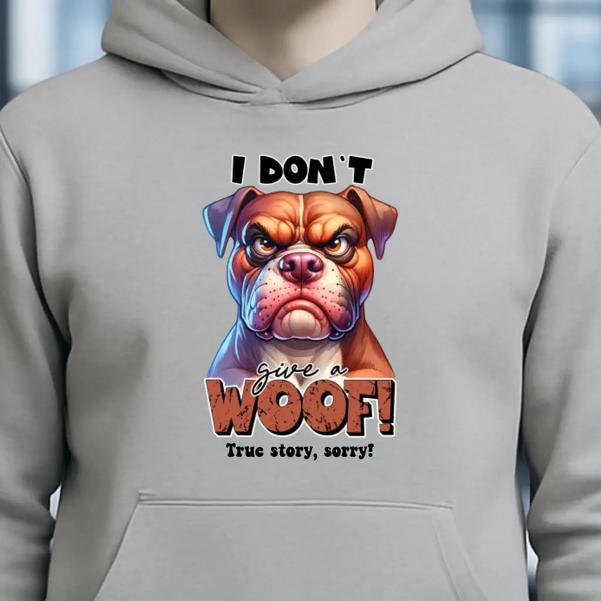 Woof! • Hund • Unisex Premium Hoodie XS-5XL aus Bio-Baumwolle für Damen & Herren • Exklusivdesign • personalisiert