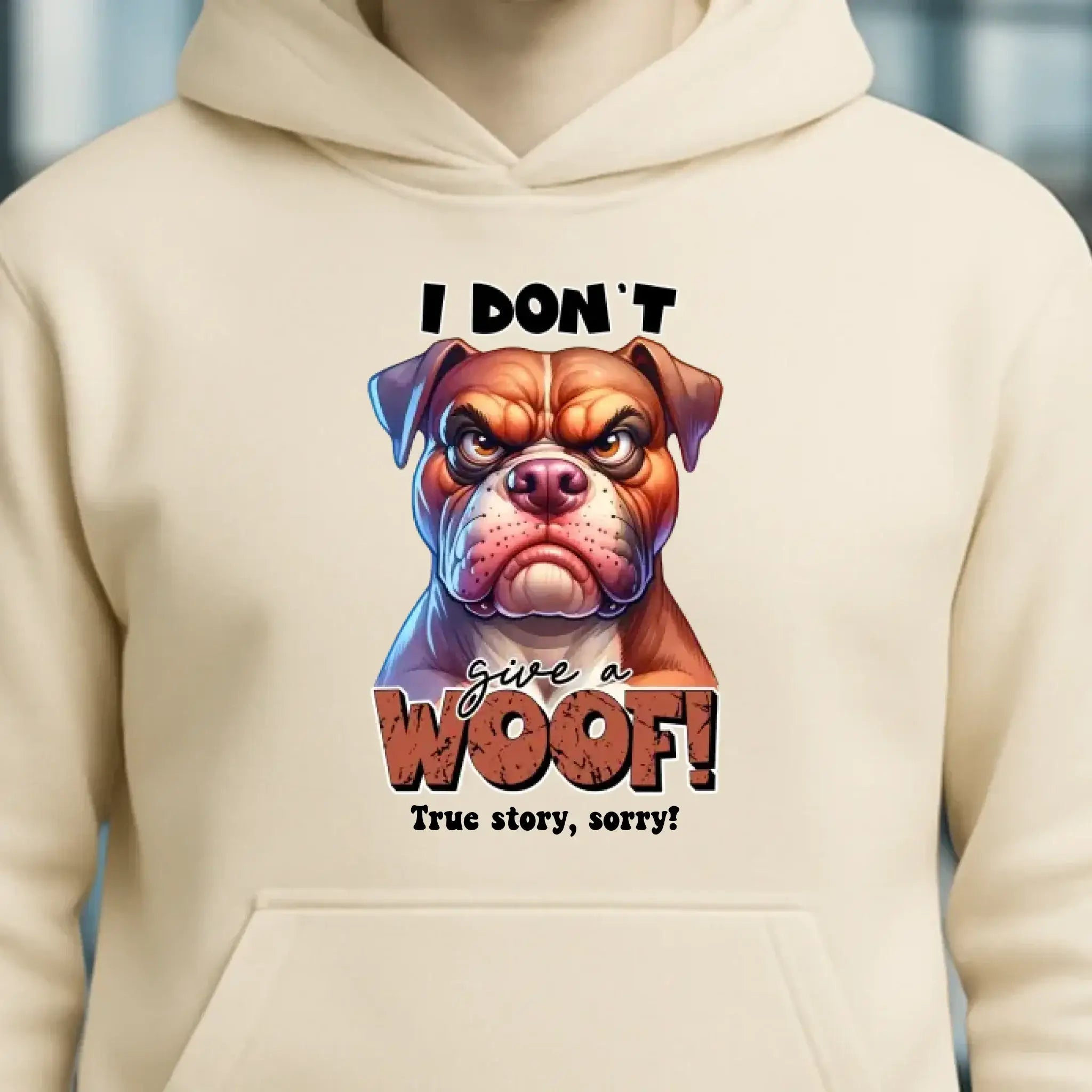 Woof! • Hund • Unisex Premium Hoodie XS-5XL aus Bio-Baumwolle für Damen & Herren • Exklusivdesign • personalisiert