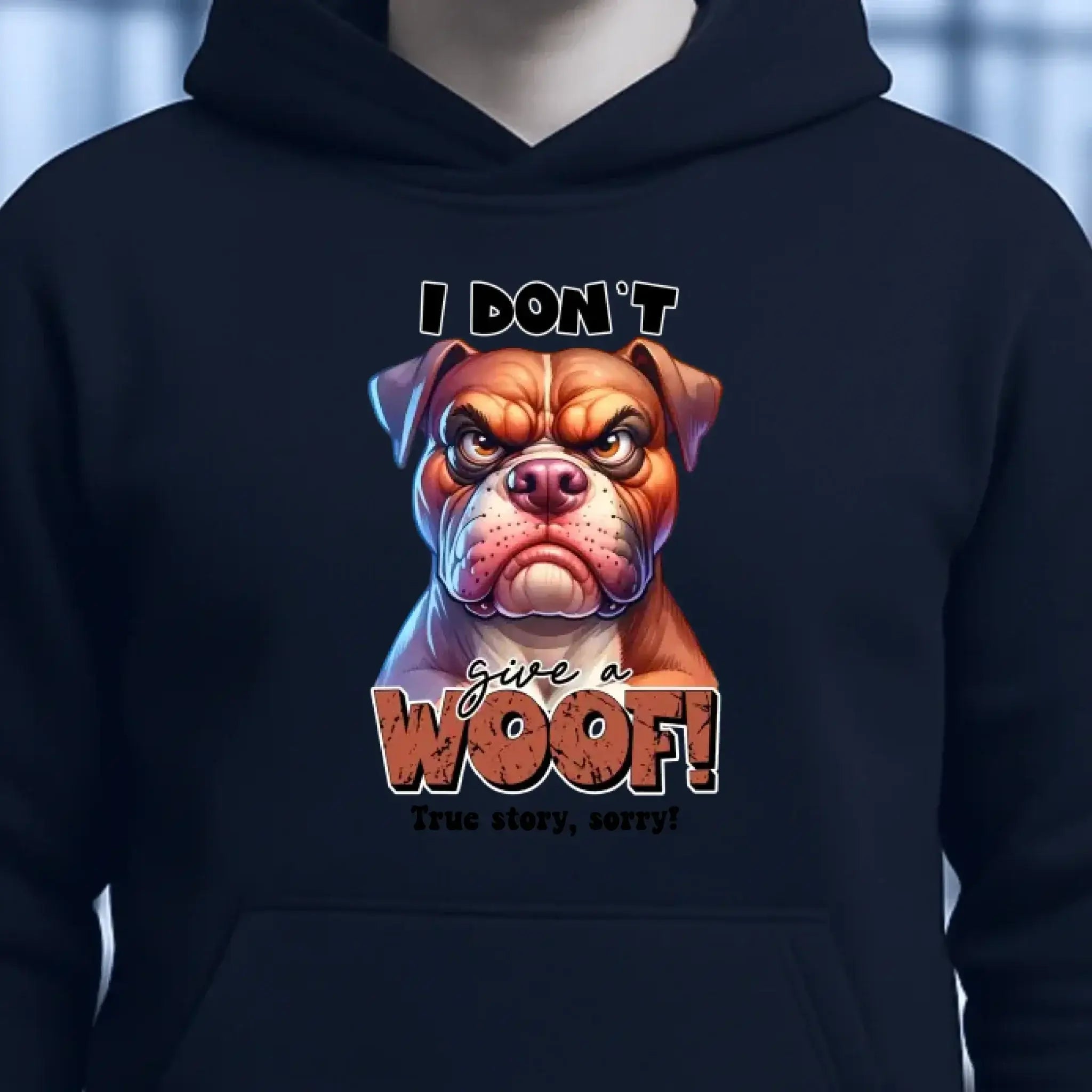 Woof! • Hund • Unisex Premium Hoodie XS-5XL aus Bio-Baumwolle für Damen & Herren • Exklusivdesign • personalisiert