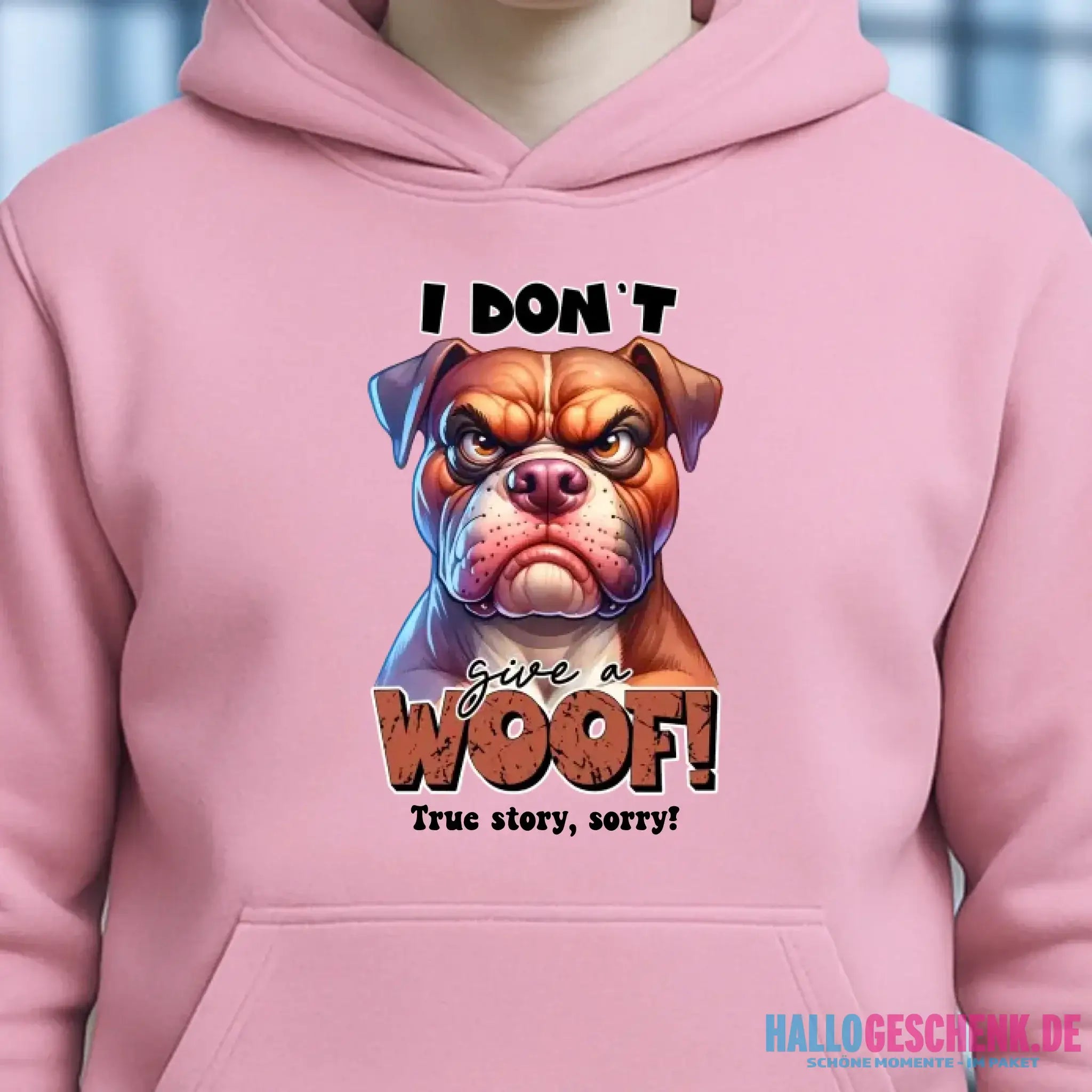 Woof! • Hund • Unisex Premium Hoodie XS-5XL aus Bio-Baumwolle für Damen & Herren • Exklusivdesign • personalisiert