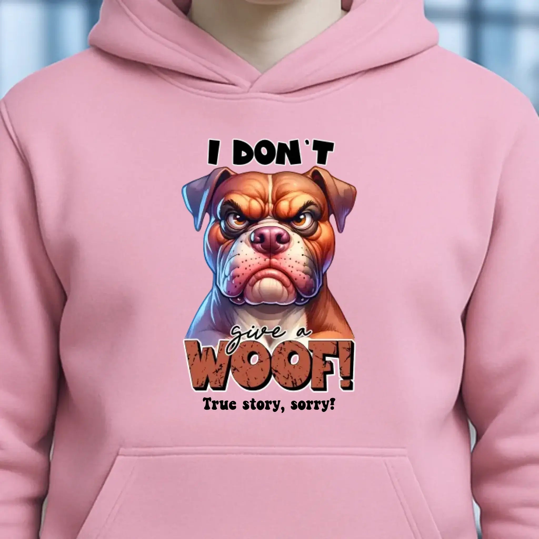 Woof! • Hund • Unisex Premium Hoodie XS-5XL aus Bio-Baumwolle für Damen & Herren • Exklusivdesign • personalisiert