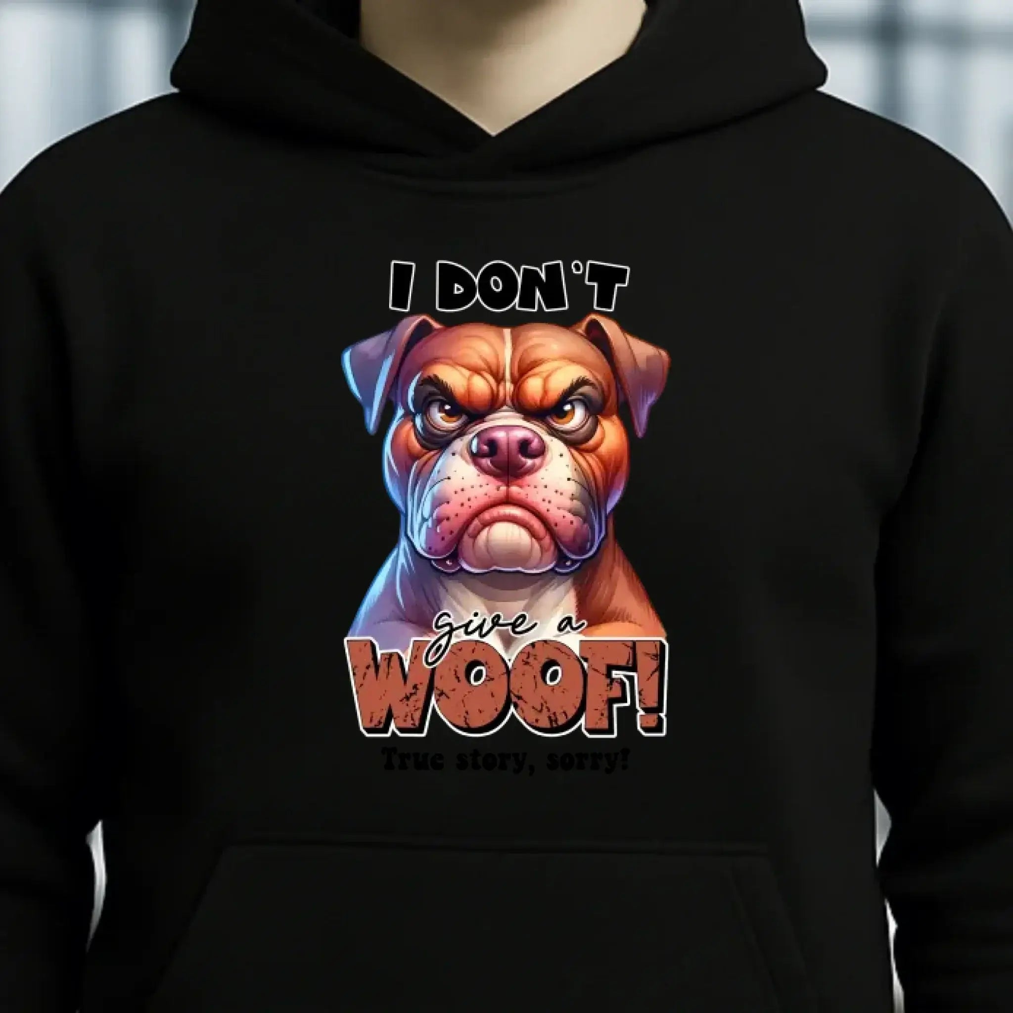 Woof! • Hund • Unisex Premium Hoodie XS-5XL aus Bio-Baumwolle für Damen & Herren • Exklusivdesign • personalisiert