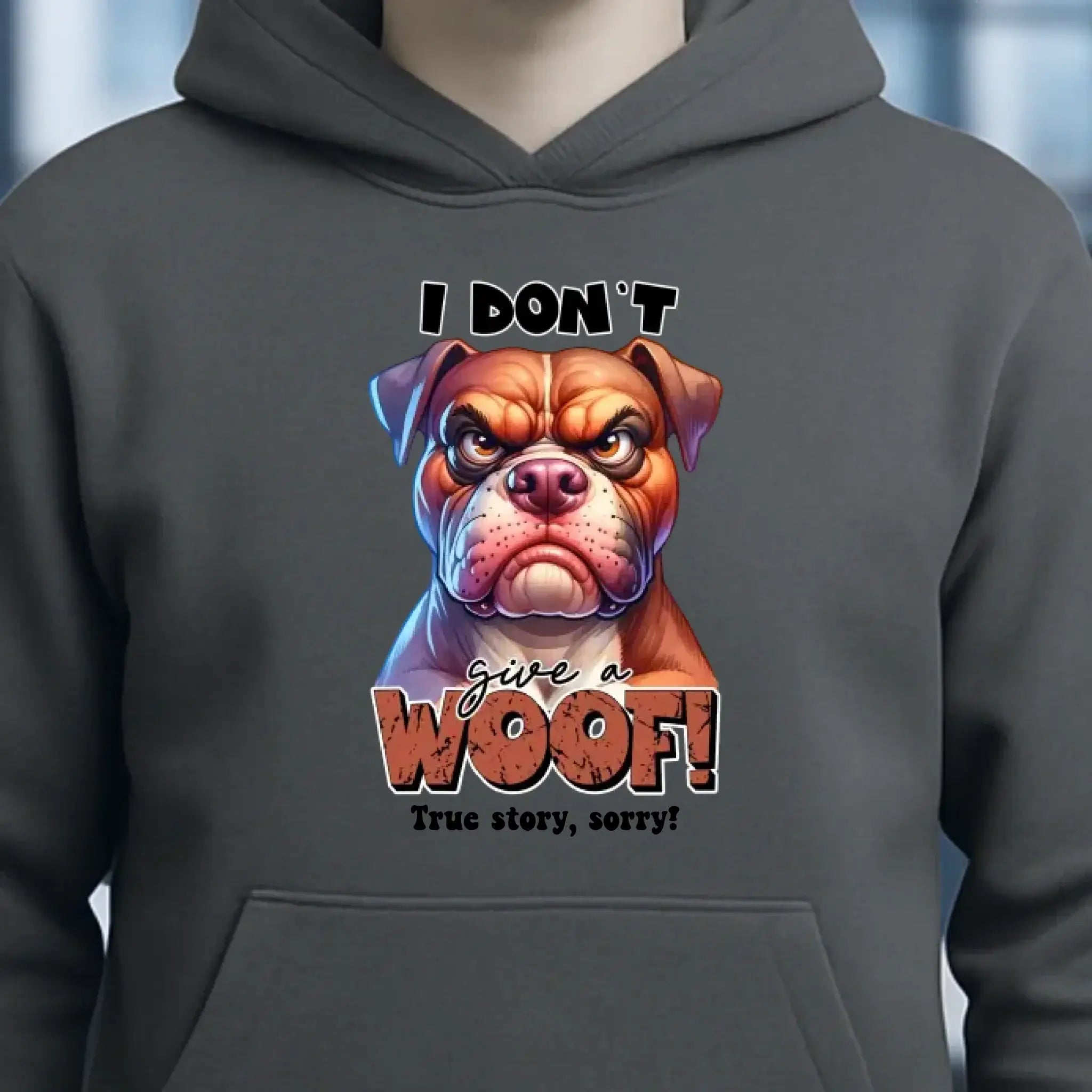 Woof! • Hund • Unisex Premium Hoodie XS-5XL aus Bio-Baumwolle für Damen & Herren • Exklusivdesign • personalisiert