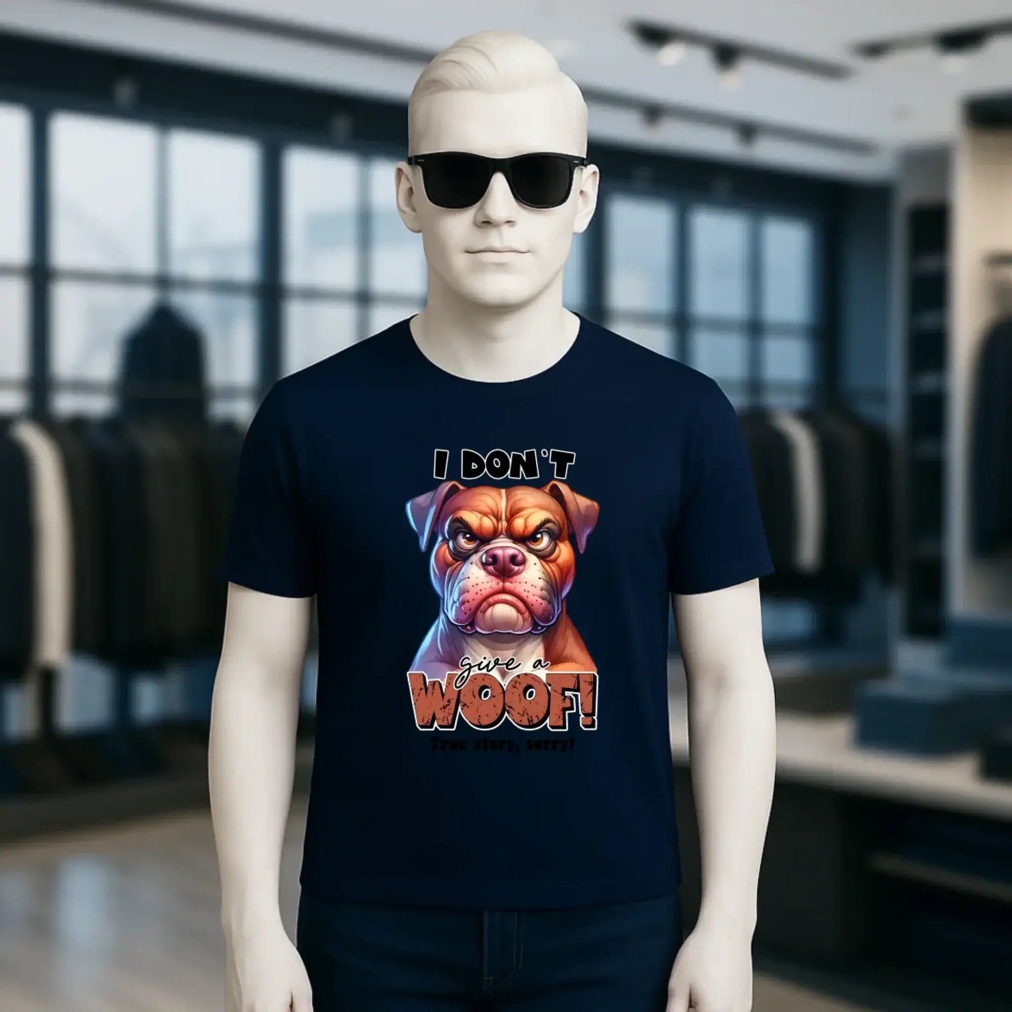Woof! • Hund • Unisex Premium T-Shirt XS-5XL aus Bio-Baumwolle für Damen & Herren • Exklusivdesign • personalisiert