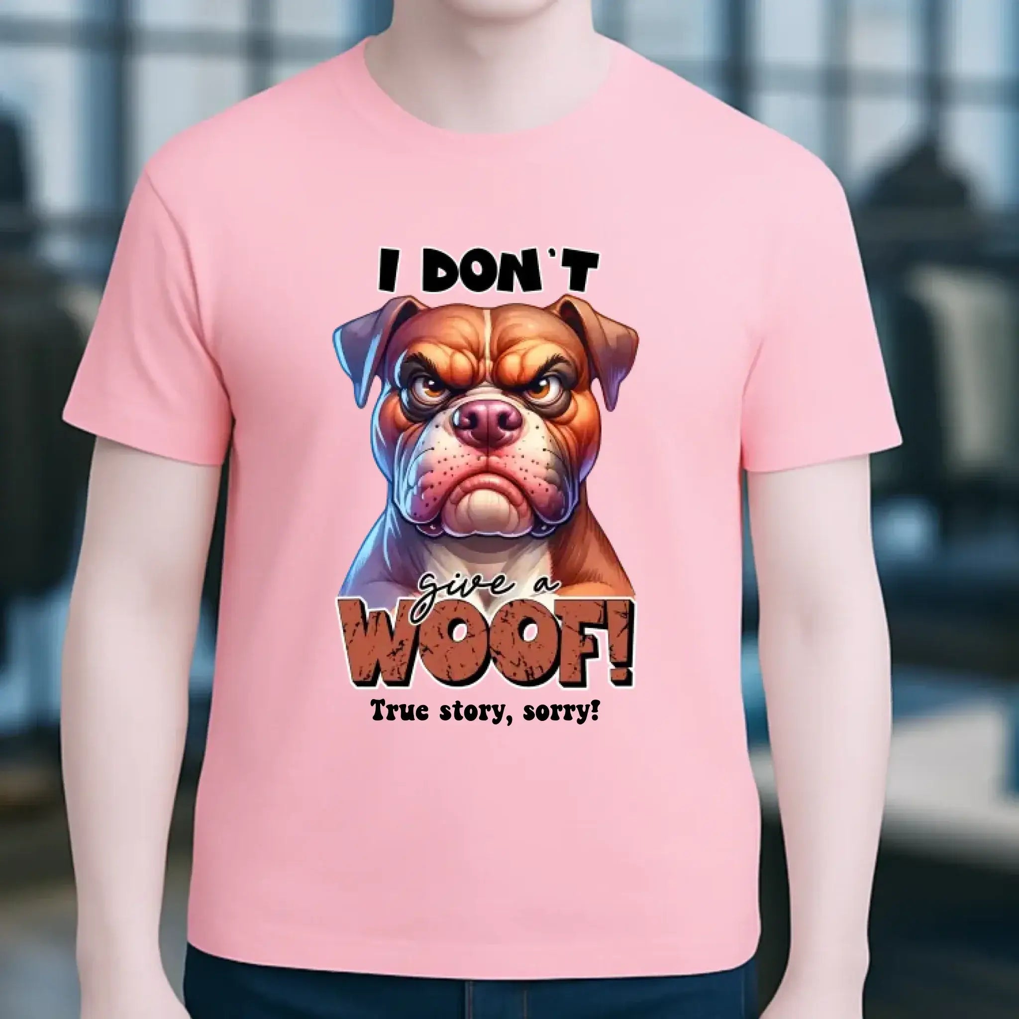 Woof! • Hund • Unisex Premium T-Shirt XS-5XL aus Bio-Baumwolle für Damen & Herren • Exklusivdesign • personalisiert
