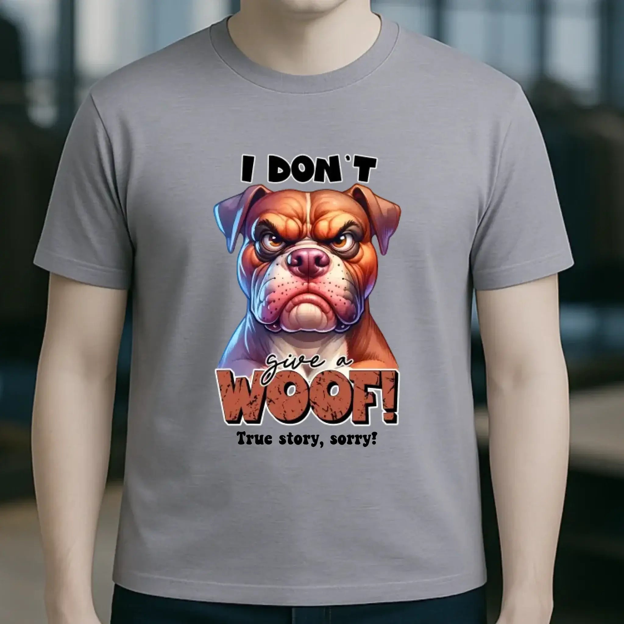 Woof! • Hund • Unisex Premium T-Shirt XS-5XL aus Bio-Baumwolle für Damen & Herren • Exklusivdesign • personalisiert