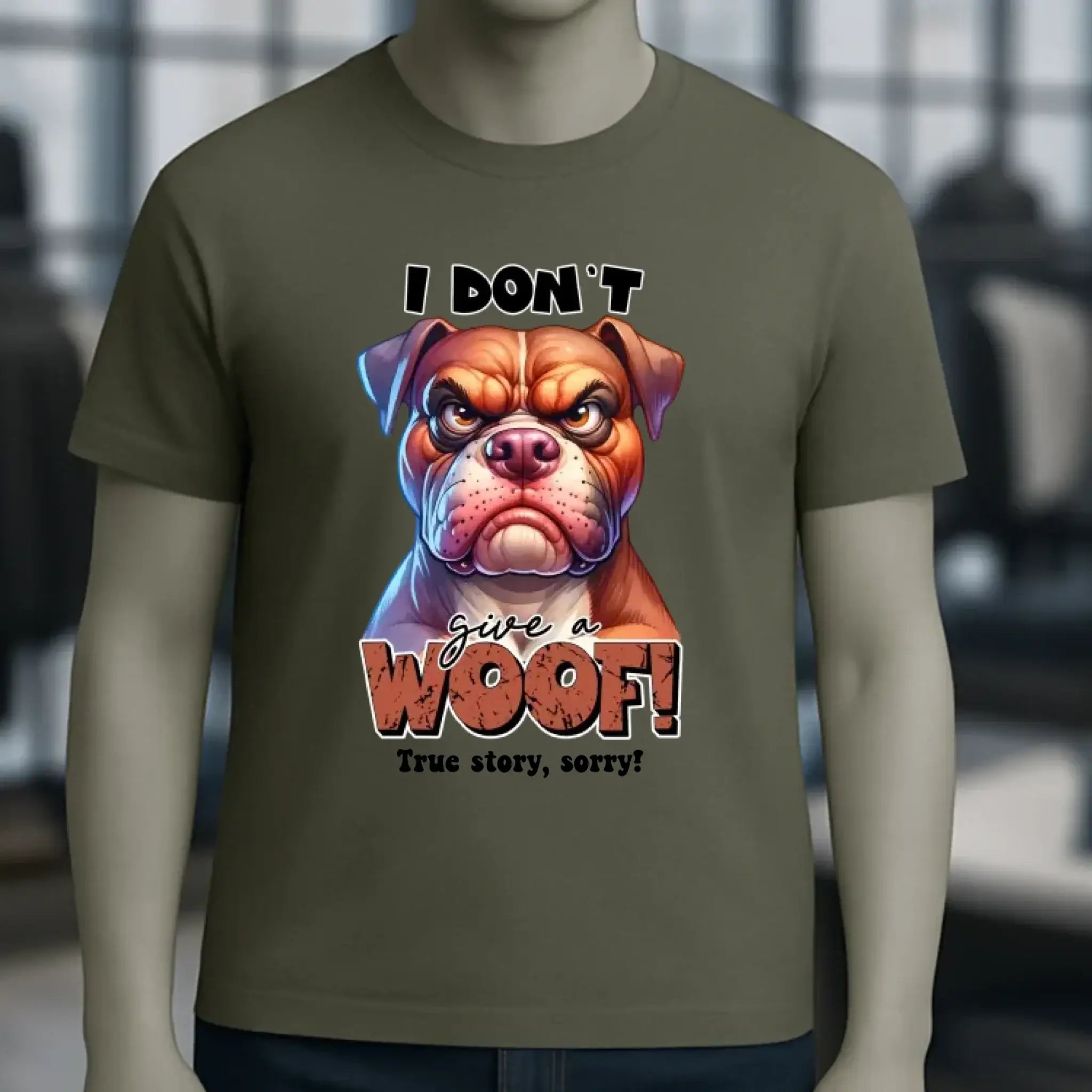 Woof! • Hund • Unisex Premium T-Shirt XS-5XL aus Bio-Baumwolle für Damen & Herren • Exklusivdesign • personalisiert