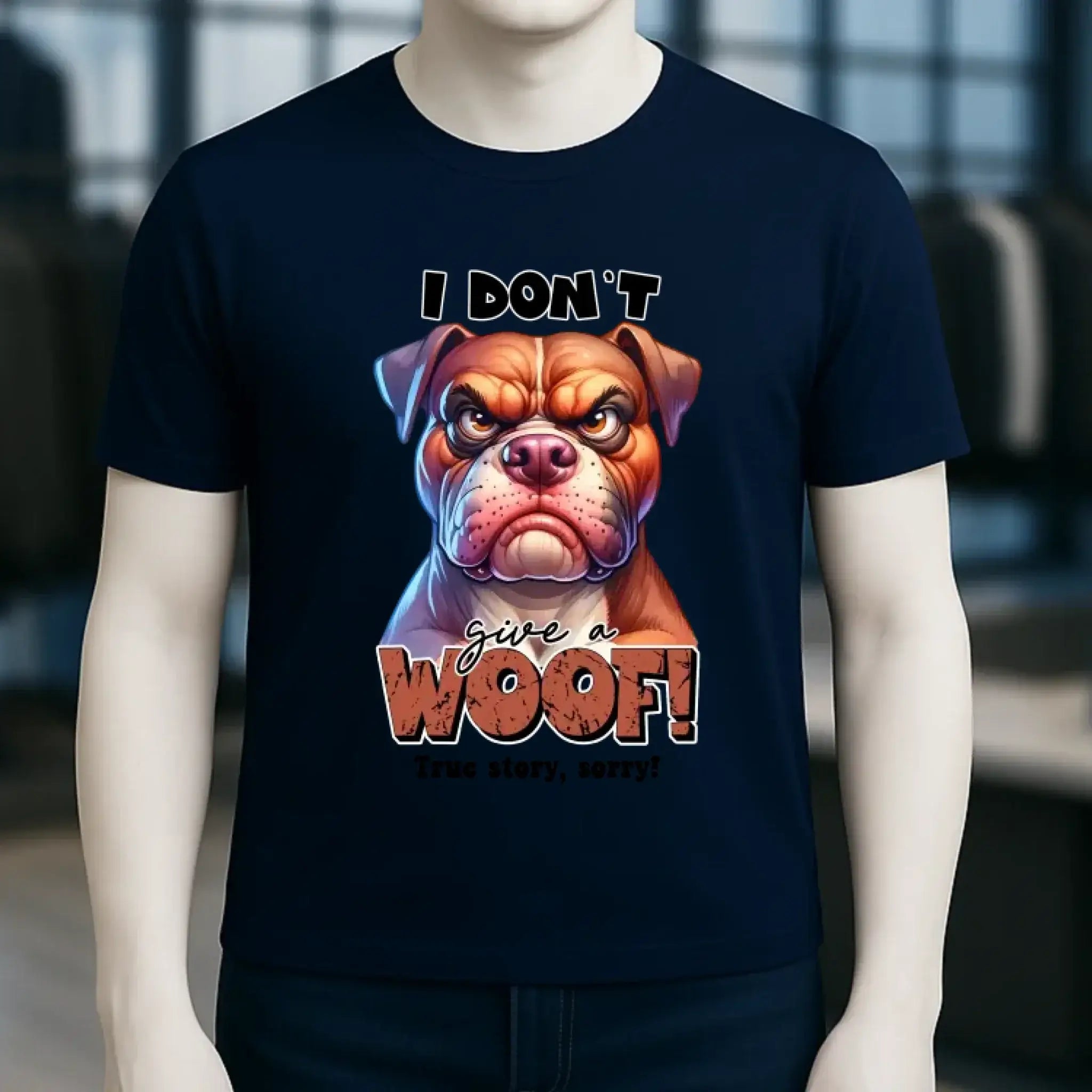 Woof! • Hund • Unisex Premium T-Shirt XS-5XL aus Bio-Baumwolle für Damen & Herren • Exklusivdesign • personalisiert