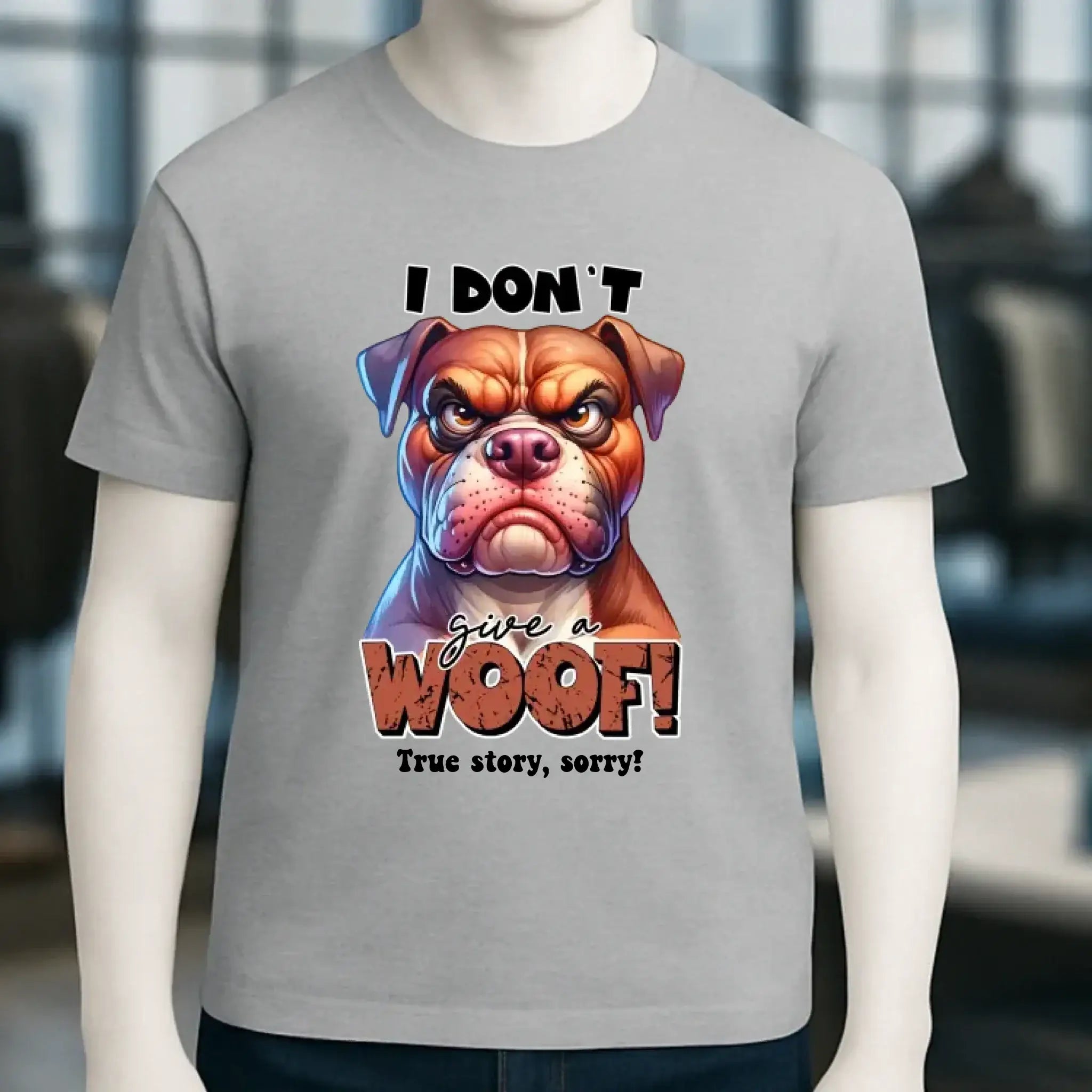 Woof! • Hund • Unisex Premium T-Shirt XS-5XL aus Bio-Baumwolle für Damen & Herren • Exklusivdesign • personalisiert