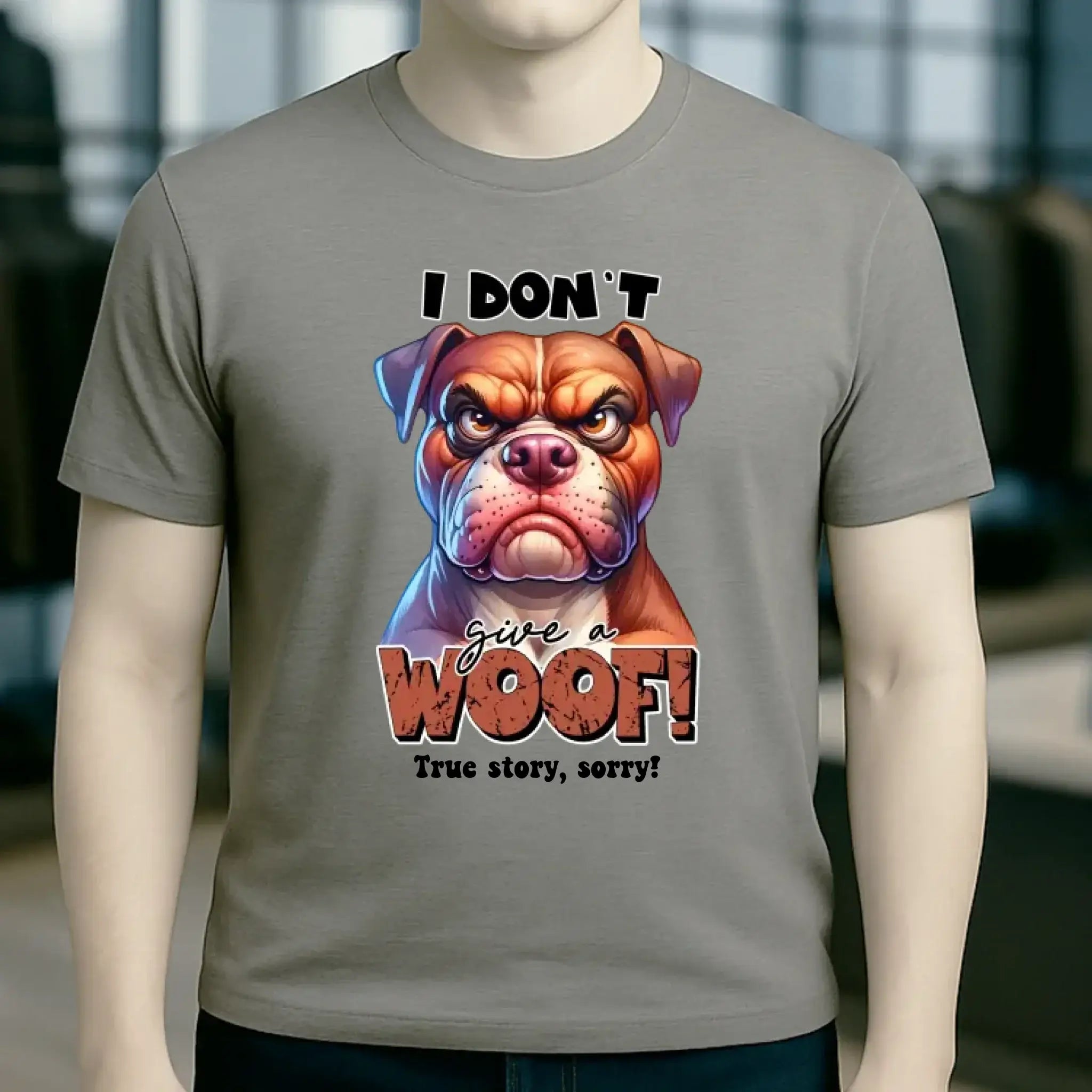 Woof! • Hund • Unisex Premium T-Shirt XS-5XL aus Bio-Baumwolle für Damen & Herren • Exklusivdesign • personalisiert