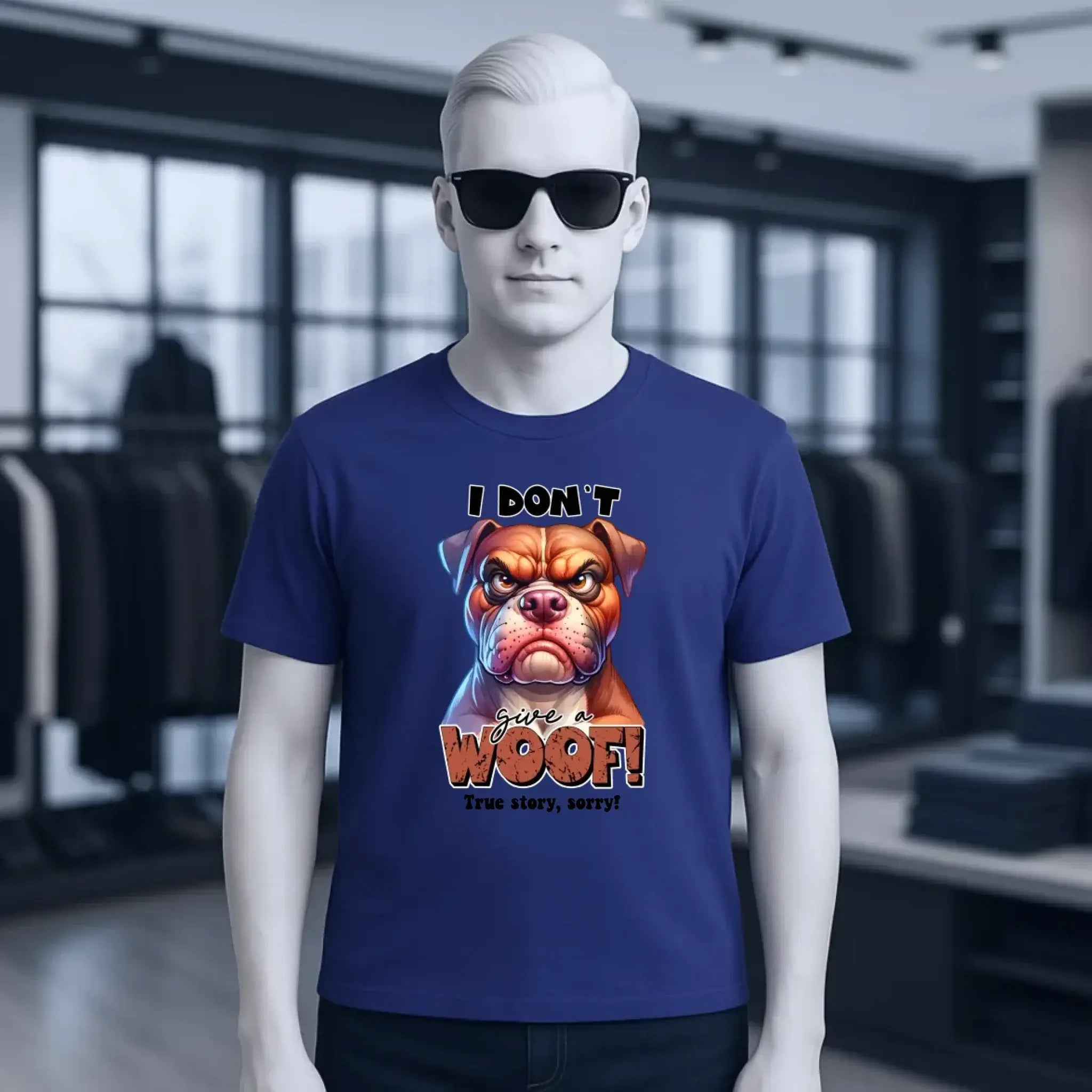 Woof! • Hund • Unisex Premium T-Shirt XS-5XL aus Bio-Baumwolle für Damen & Herren • Exklusivdesign • personalisiert