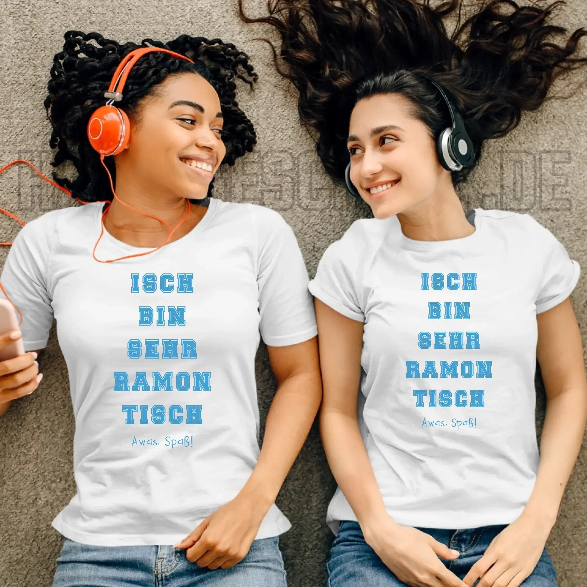 Wunschtext 2-teilig • Ladies Premium T-Shirt XS-2XL aus Bio-Baumwolle für Damen • Exklusivdesign • personalisiert