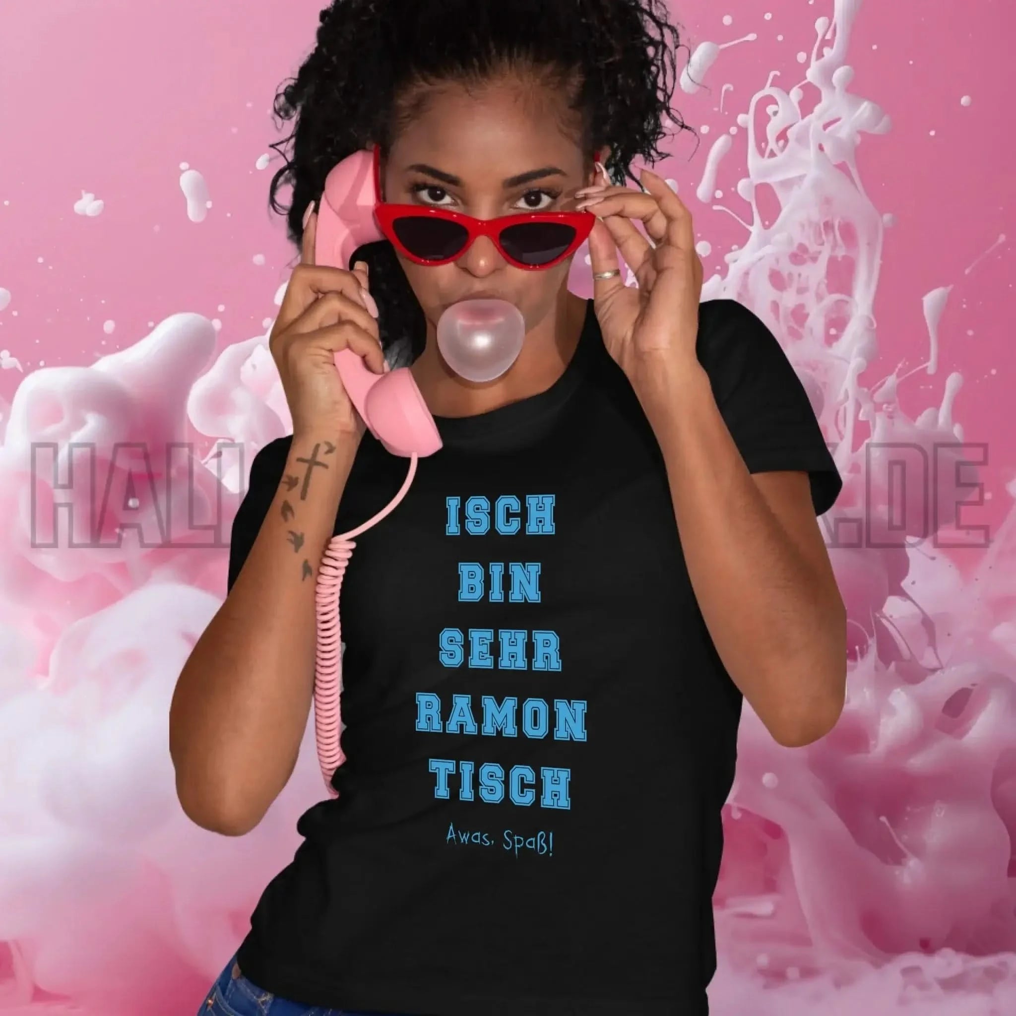 Wunschtext 2-teilig • Ladies Premium T-Shirt XS-2XL aus Bio-Baumwolle für Damen • Exklusivdesign • personalisiert