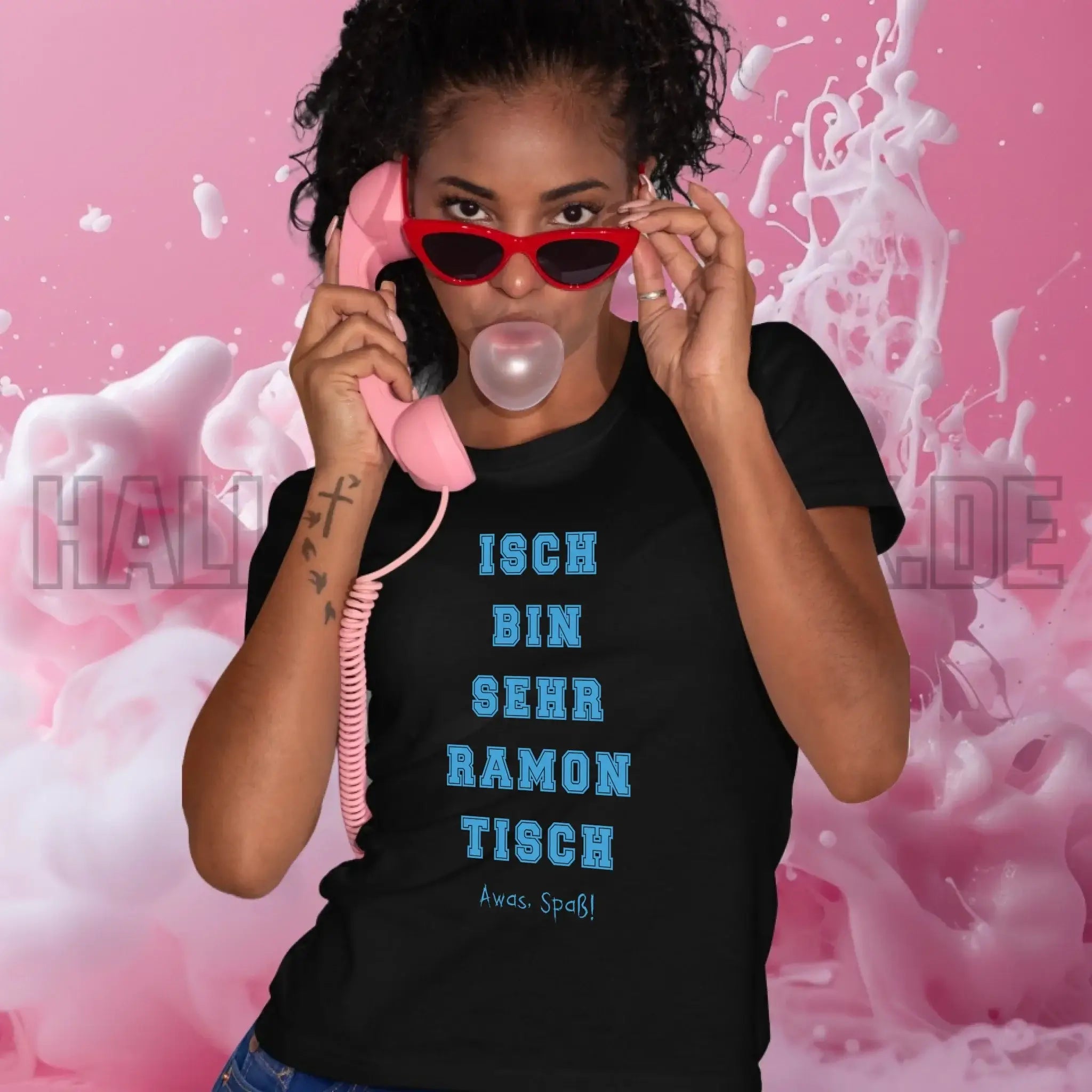 Wunschtext 2-teilig • Ladies Premium T-Shirt XS-2XL aus Bio-Baumwolle für Damen • Exklusivdesign • personalisiert