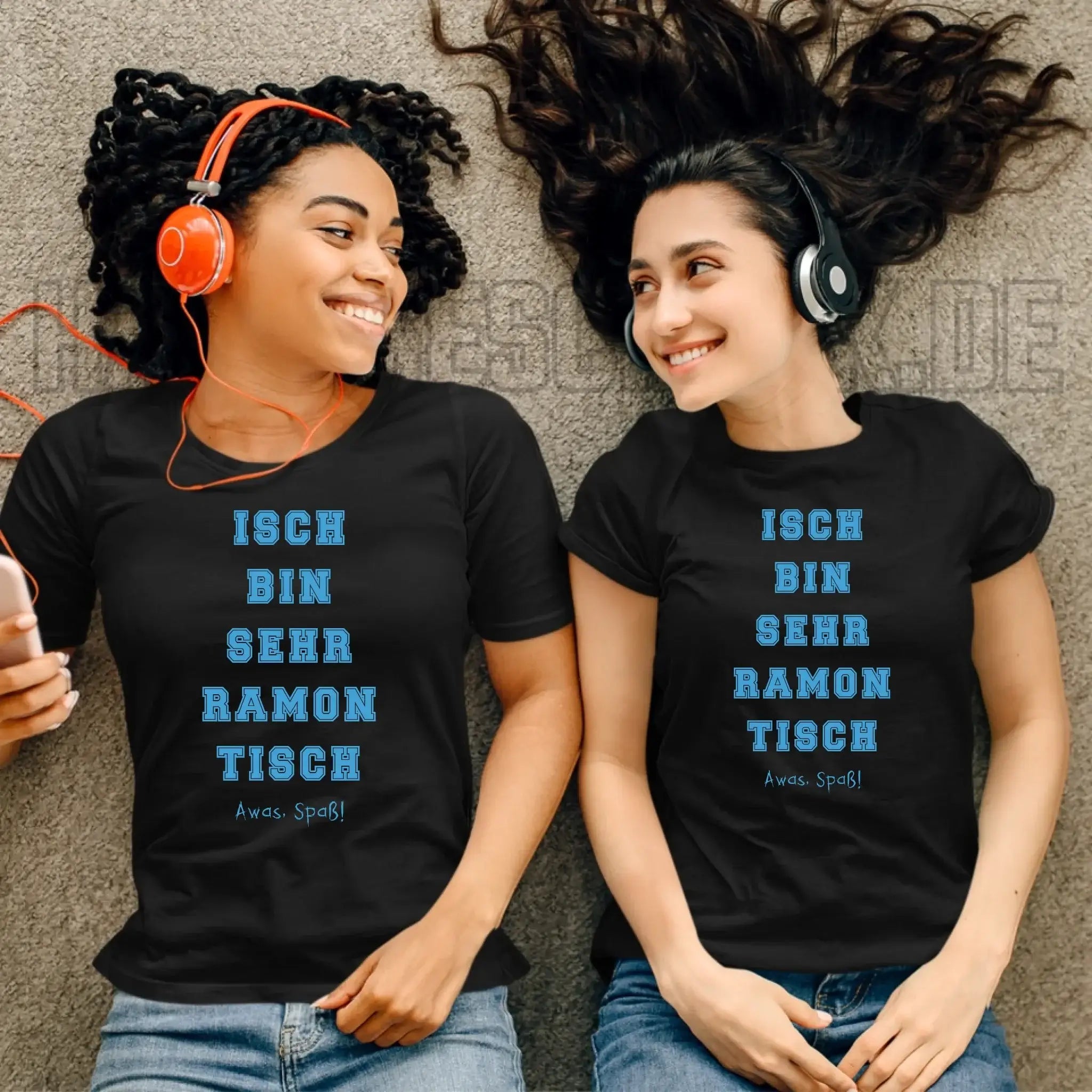 Wunschtext 2-teilig • Ladies Premium T-Shirt XS-2XL aus Bio-Baumwolle für Damen • Exklusivdesign • personalisiert