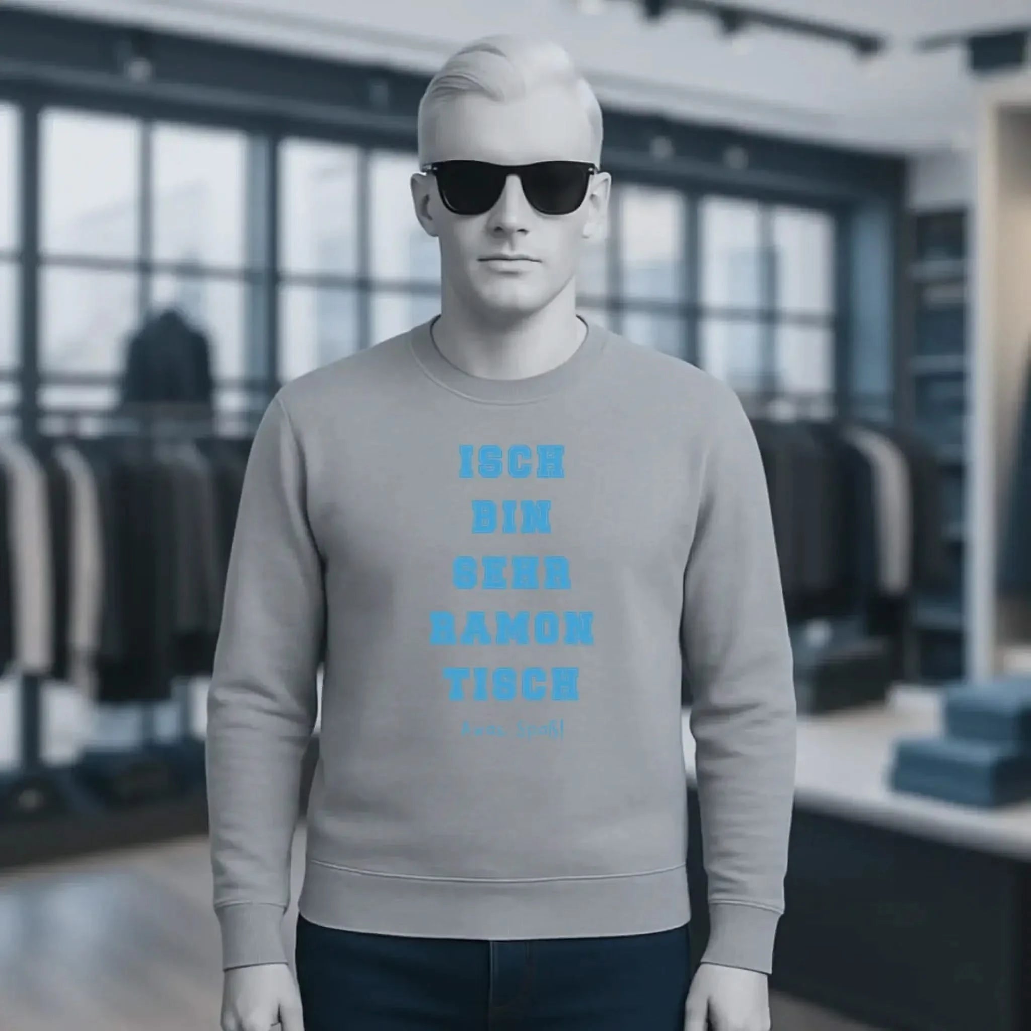 Wunschtext 2-teilig • Unisex Sweatshirt Bio-Baumwolle in 4 Farben XS-3XL • personalisiert