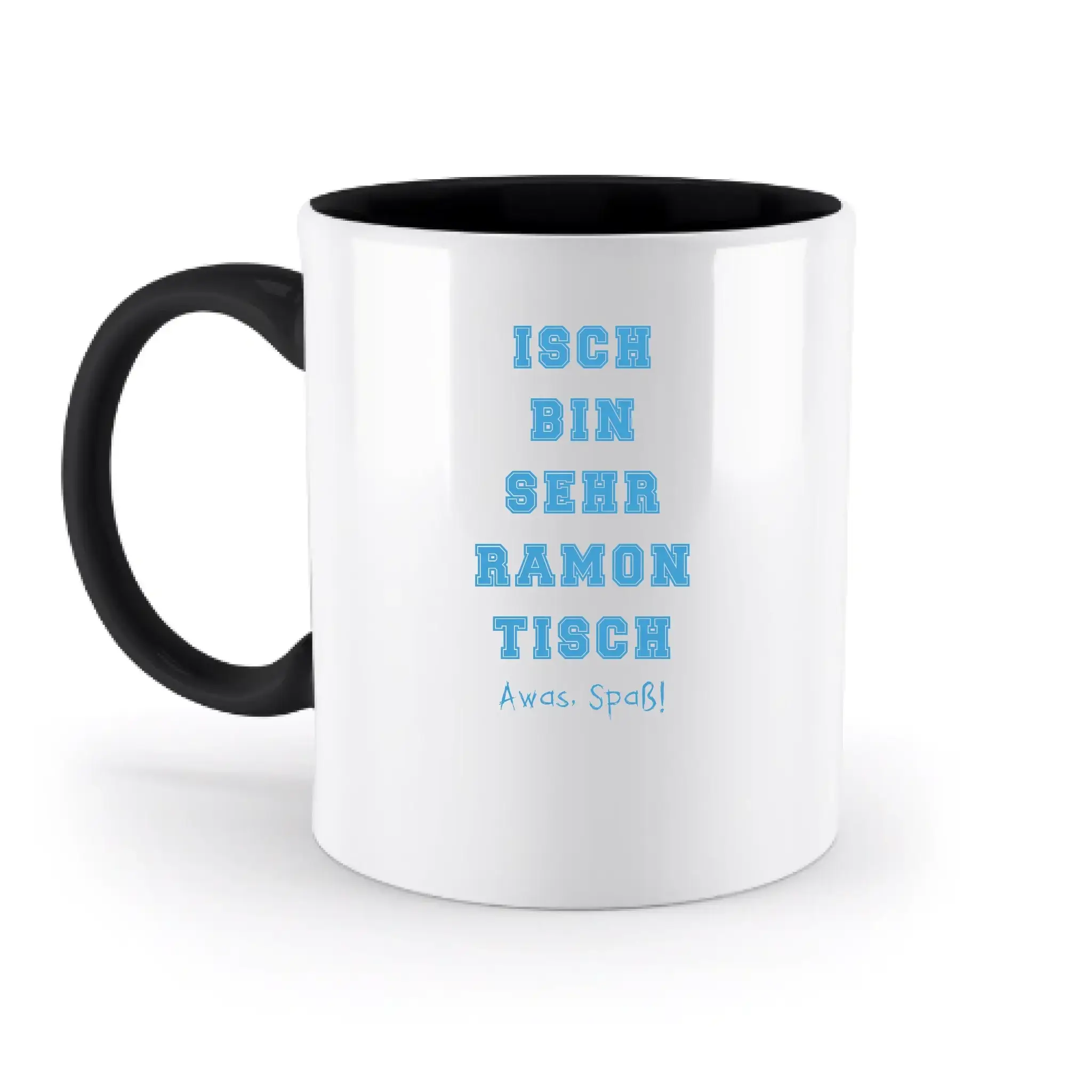 Wunschtext 2-teilig • zweifarbige Tasse • Exklusivdesign • personalisiert