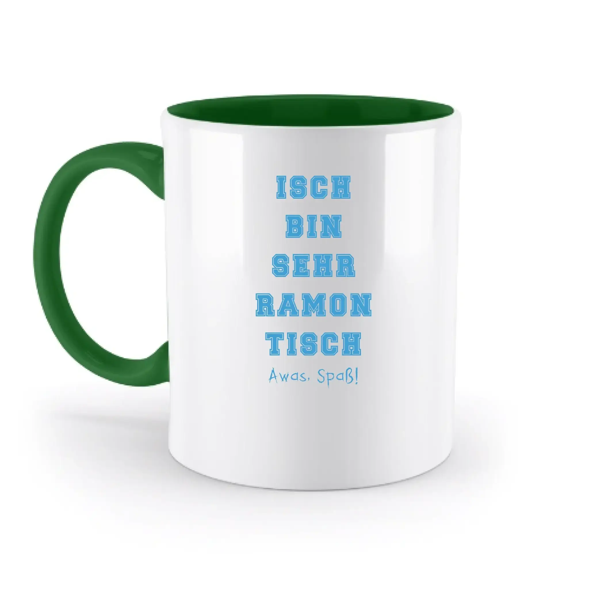 Wunschtext 2-teilig • zweifarbige Tasse • Exklusivdesign • personalisiert