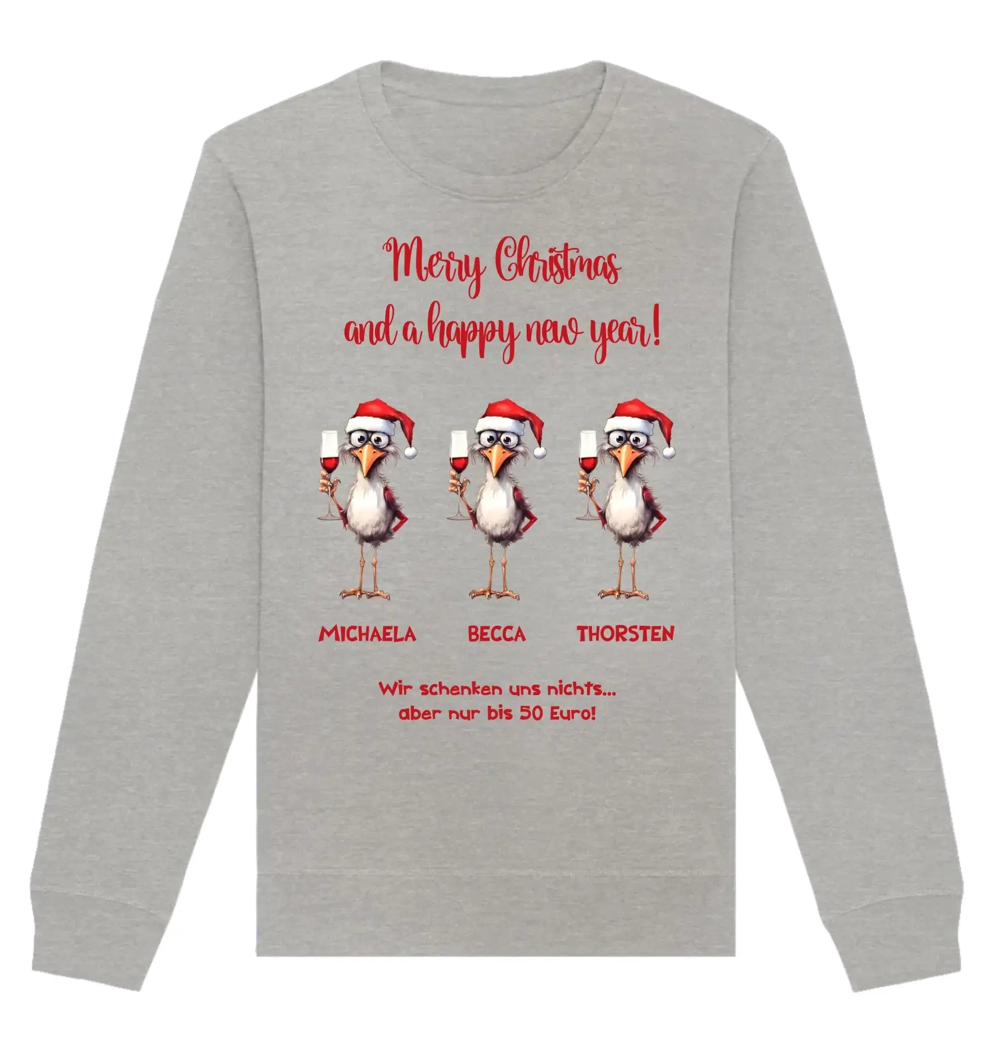 HalloGeschenk.de front-organic-basic-unisex-sweatshirt-c2c1c0-1116x