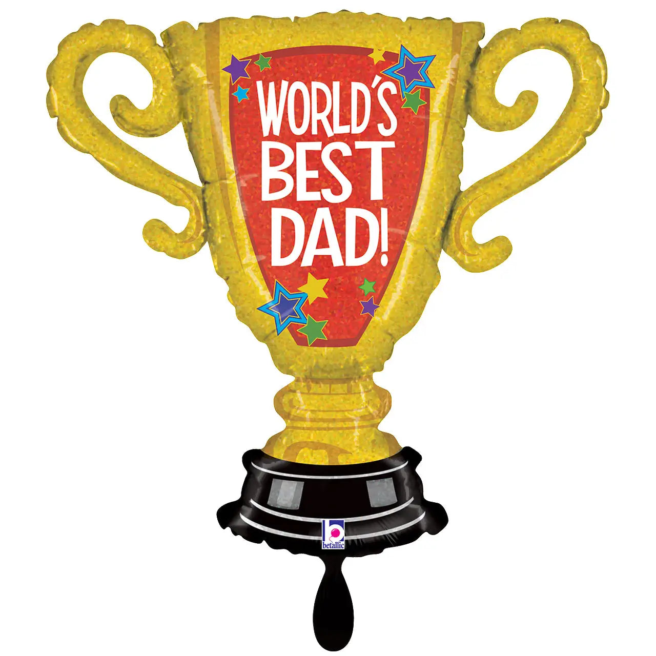 XXL Luftballon: Bester Papa Vater Dad Trophäe Trophy Luft/Helium