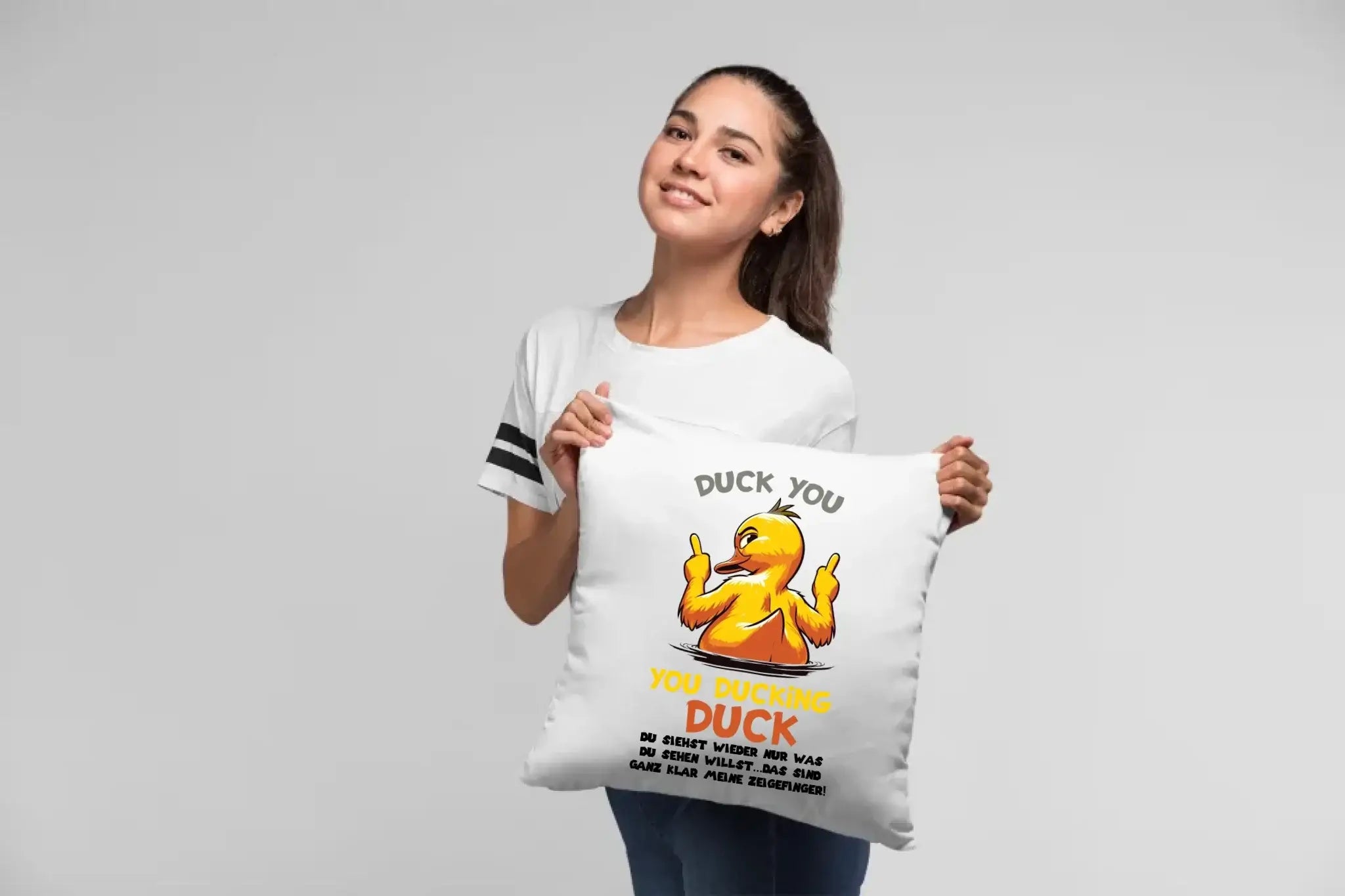 You ducking Duck • ENTE • Kissen 40x40 cm • Exklusivdesign • personalisiert