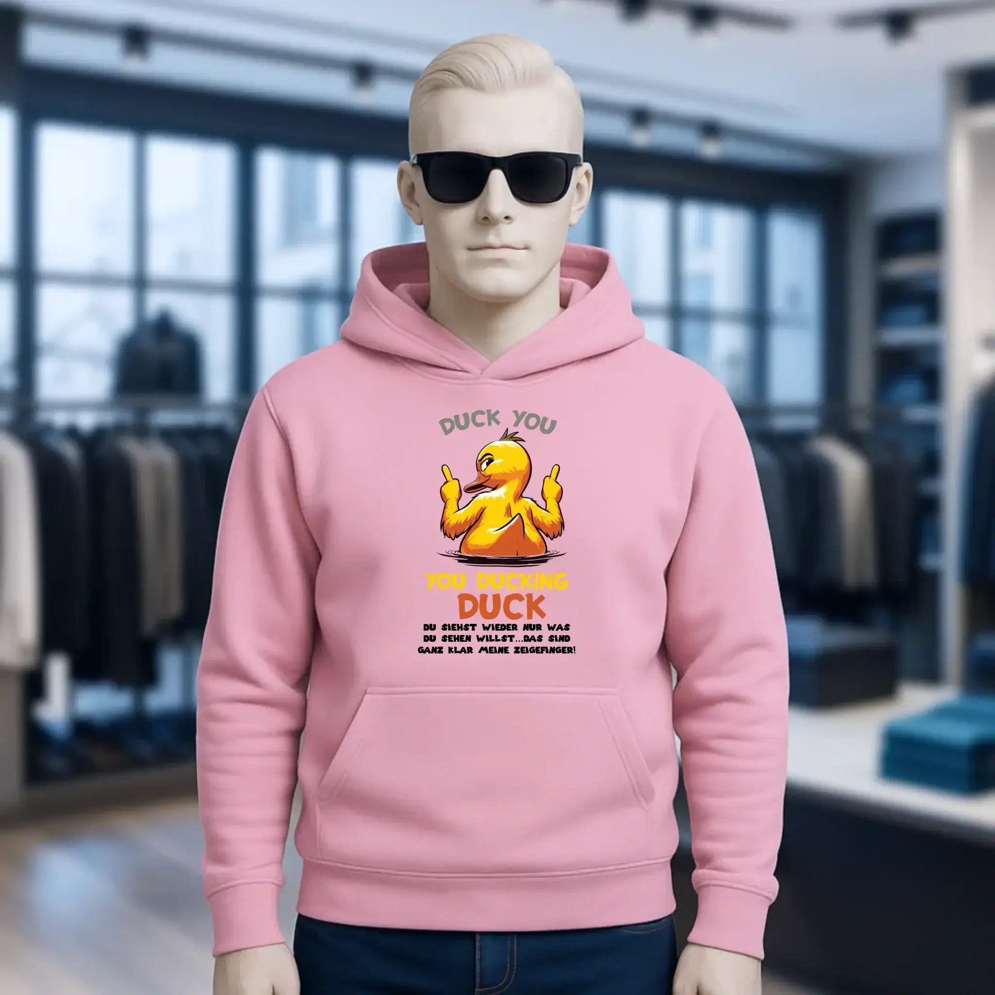 You ducking Duck • ENTE • Unisex Premium Hoodie XS-5XL aus Bio-Baumwolle für Damen & Herren • Exklusivdesign • personalisiert
