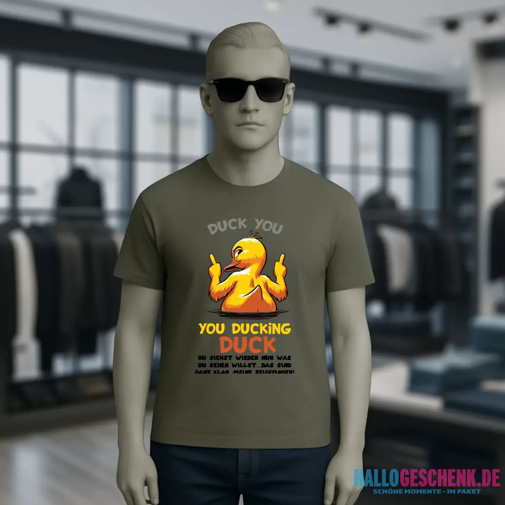 You ducking Duck • ENTE • Unisex Premium T-Shirt XS-5XL aus Bio-Baumwolle für Damen & Herren • Exklusivdesign • personalisiert