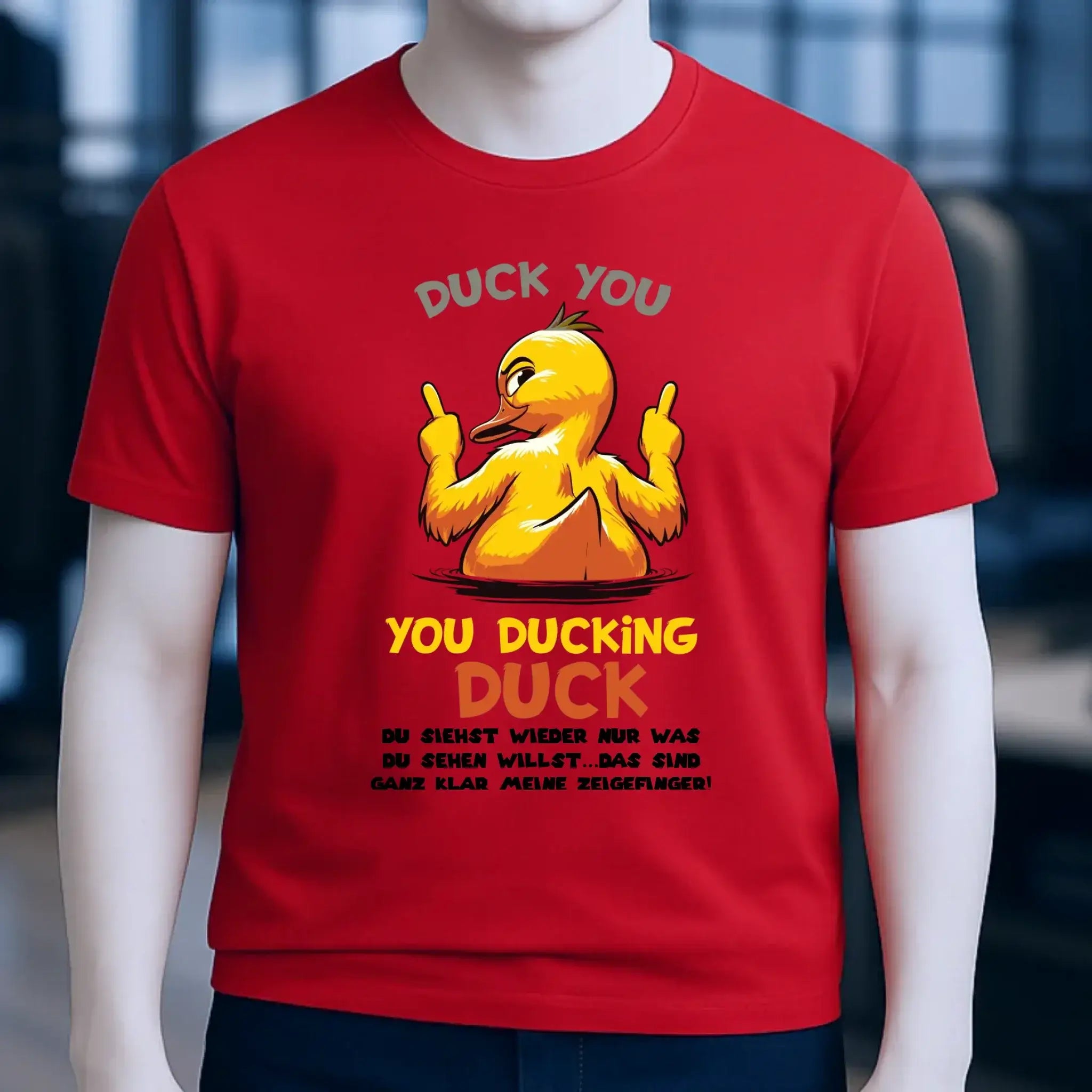 You ducking Duck • ENTE • Unisex Premium T-Shirt XS-5XL aus Bio-Baumwolle für Damen & Herren • Exklusivdesign • personalisiert