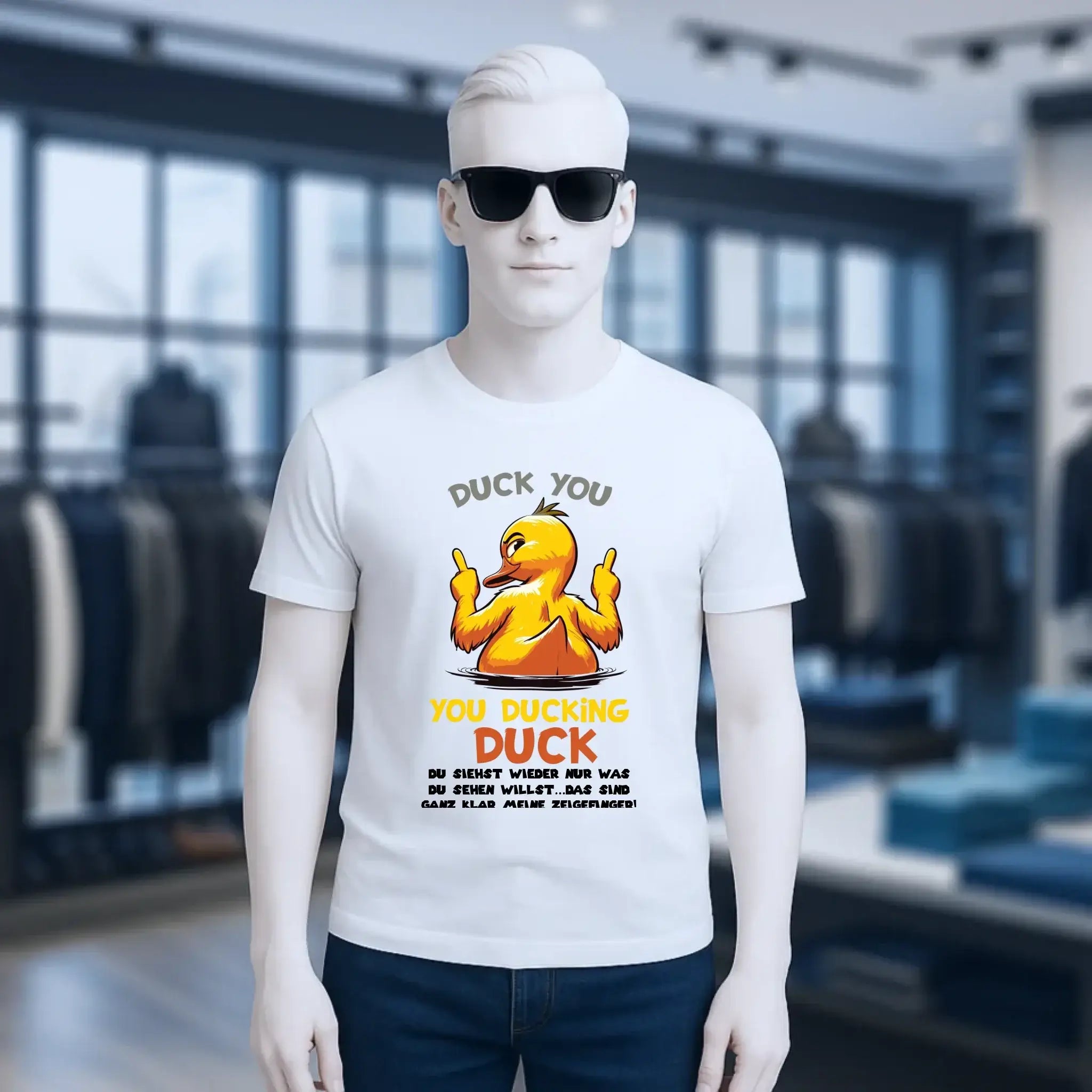 You ducking Duck • ENTE • Unisex Premium T-Shirt XS-5XL aus Bio-Baumwolle für Damen & Herren • Exklusivdesign • personalisiert