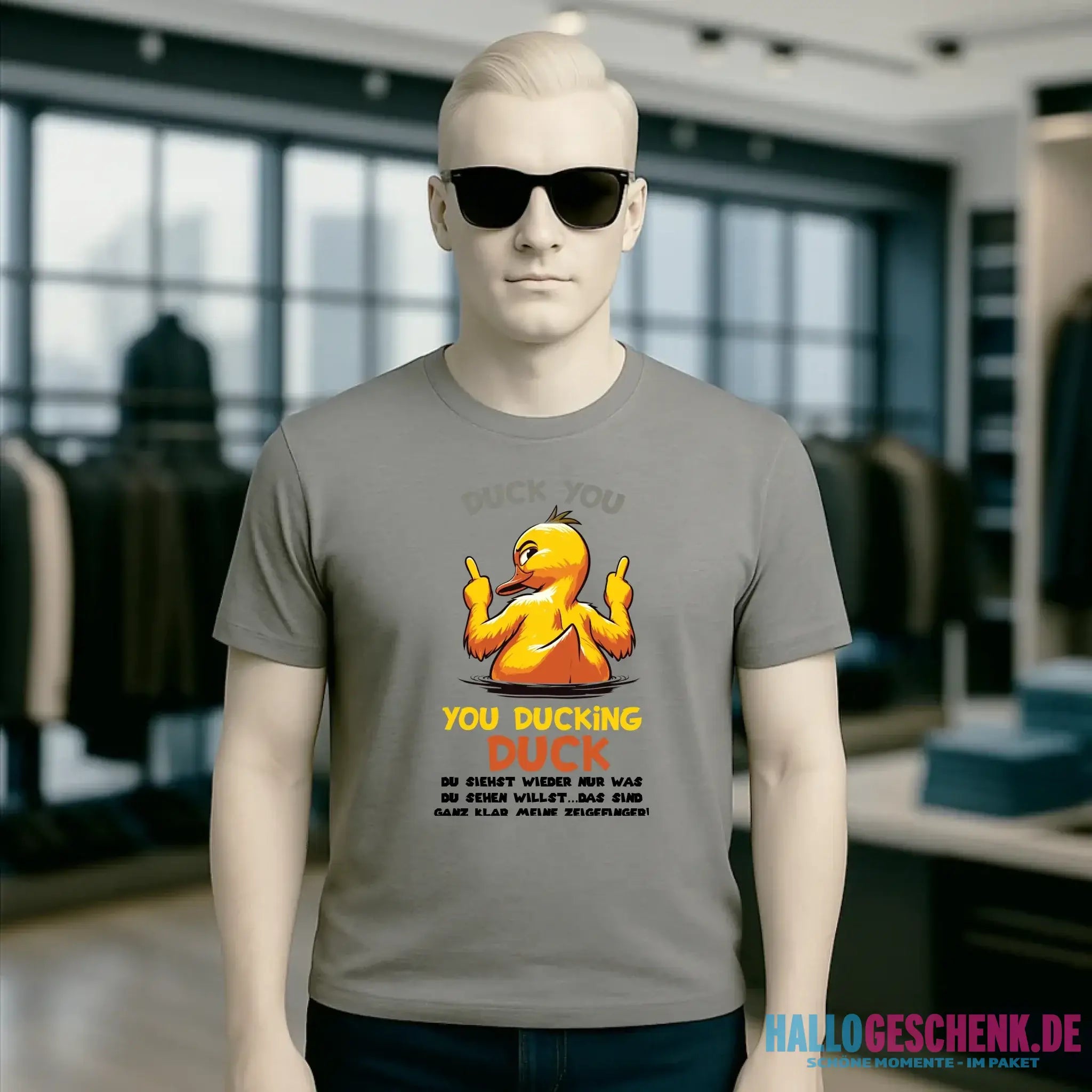 You ducking Duck • ENTE • Unisex Premium T-Shirt XS-5XL aus Bio-Baumwolle für Damen & Herren • Exklusivdesign • personalisiert