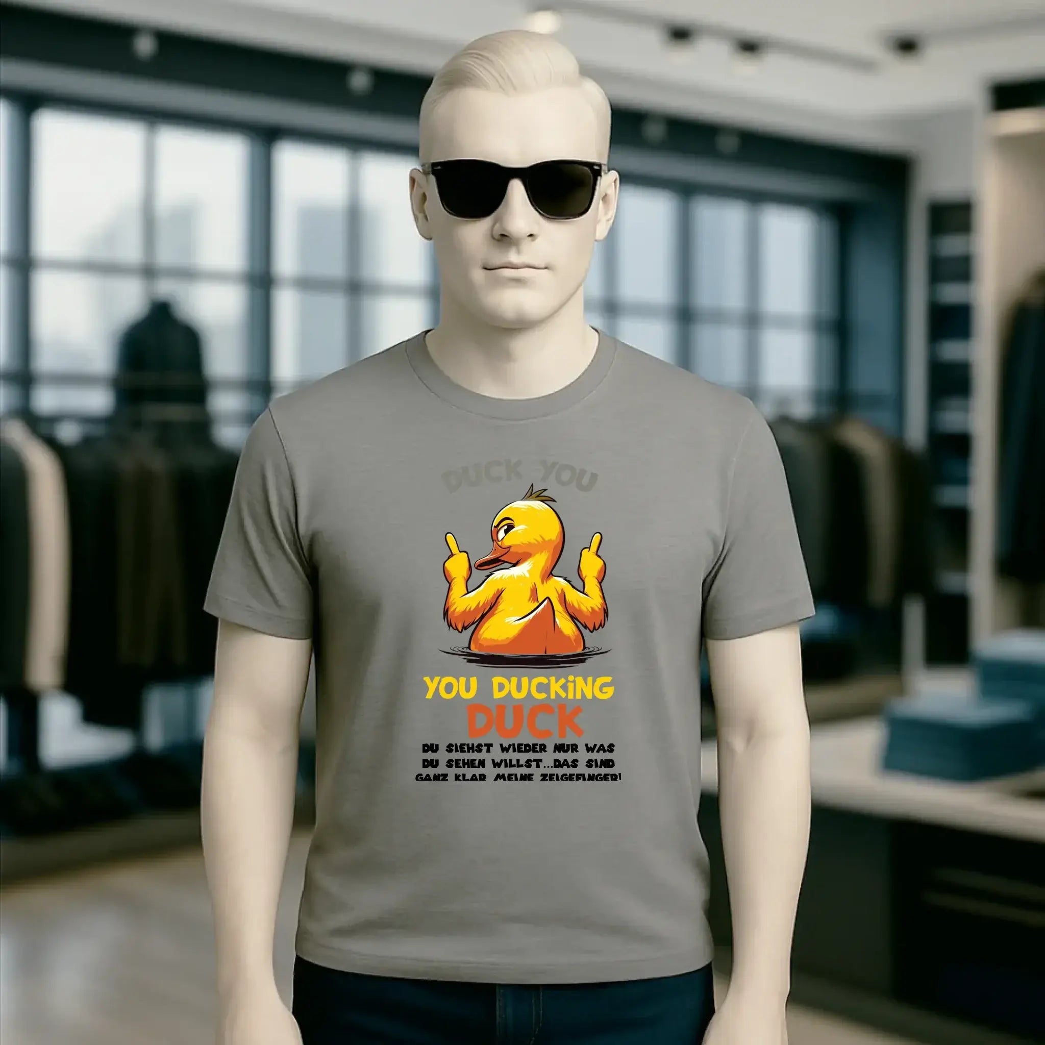 You ducking Duck • ENTE • Unisex Premium T-Shirt XS-5XL aus Bio-Baumwolle für Damen & Herren • Exklusivdesign • personalisiert
