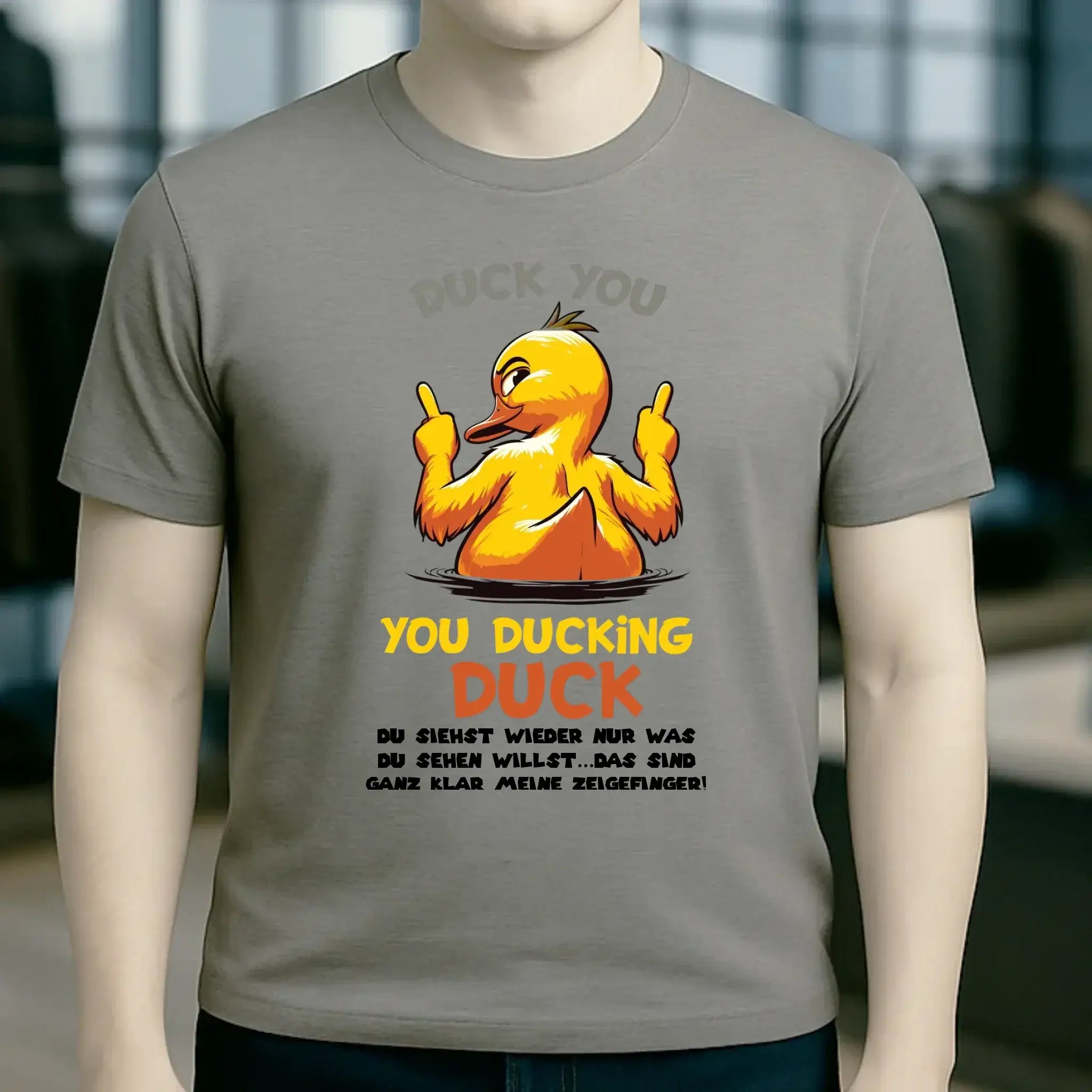 You ducking Duck • ENTE • Unisex Premium T-Shirt XS-5XL aus Bio-Baumwolle für Damen & Herren • Exklusivdesign • personalisiert