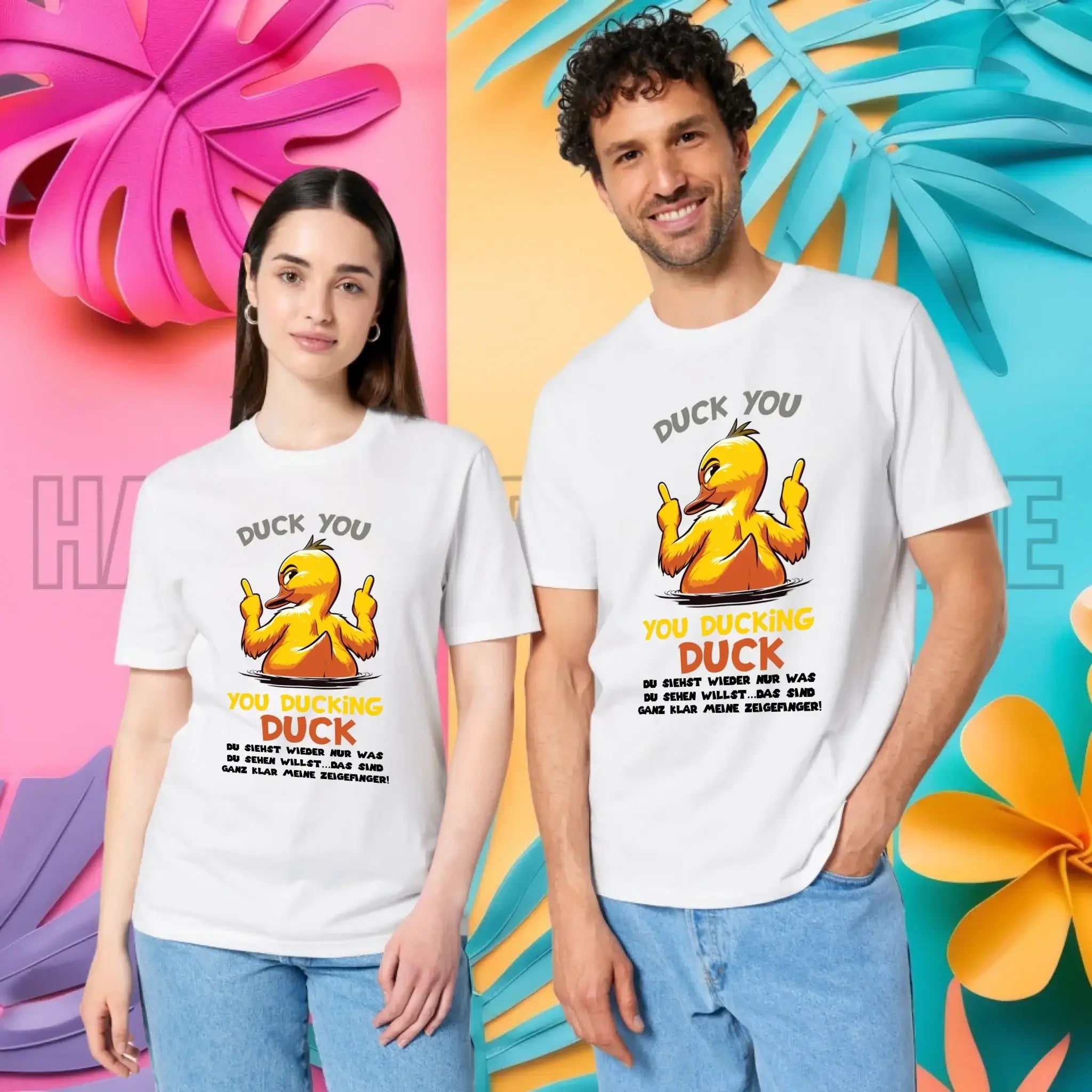 You ducking Duck • ENTE • Unisex Premium T-Shirt XS-5XL aus Bio-Baumwolle für Damen & Herren • Exklusivdesign • personalisiert