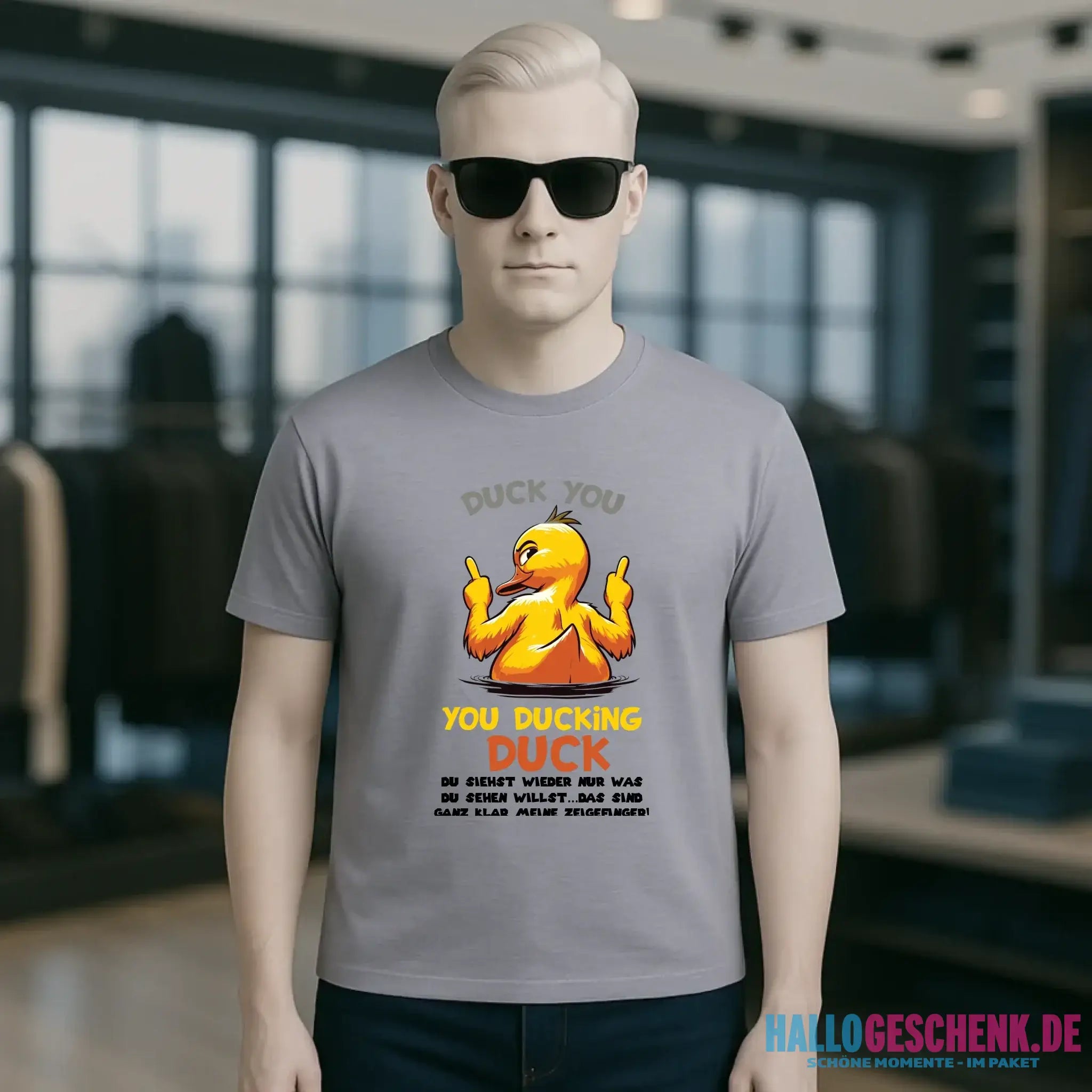 You ducking Duck • ENTE • Unisex Premium T-Shirt XS-5XL aus Bio-Baumwolle für Damen & Herren • Exklusivdesign • personalisiert