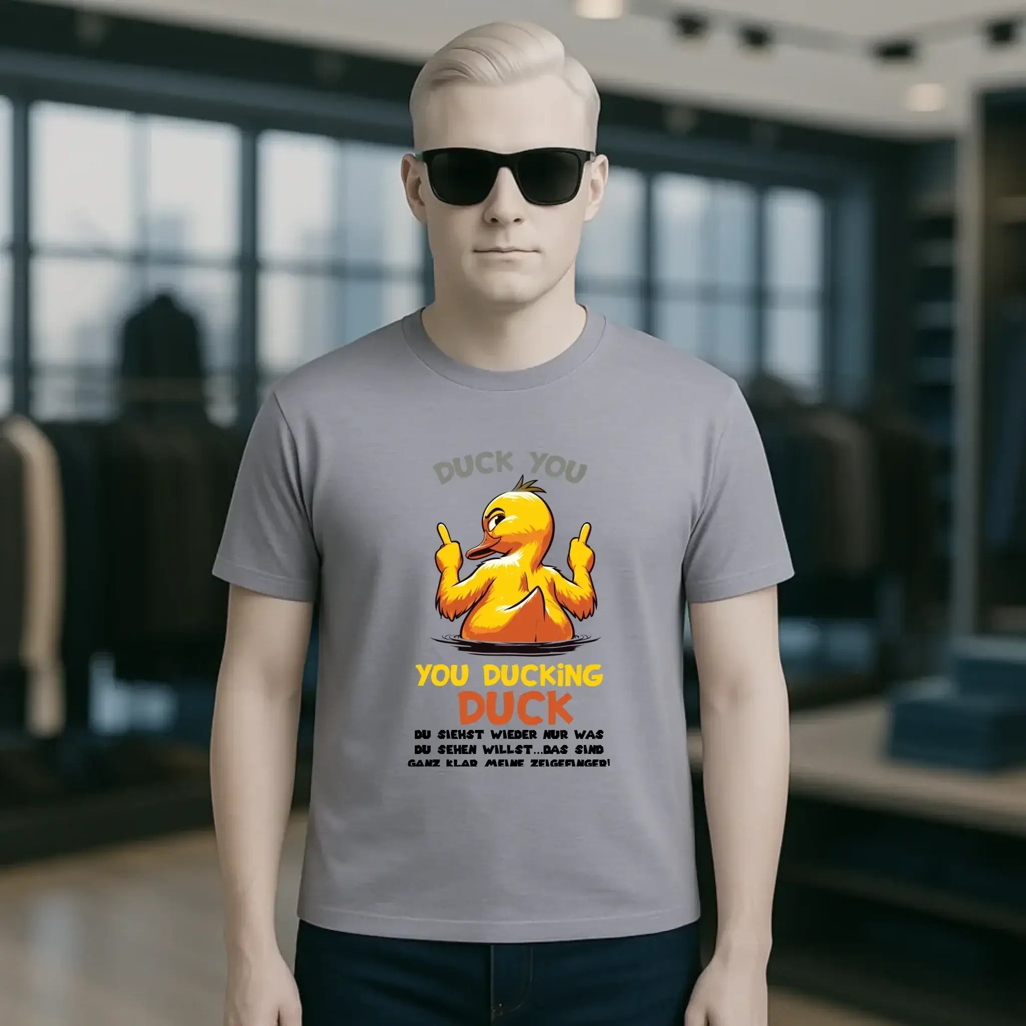 You ducking Duck • ENTE • Unisex Premium T-Shirt XS-5XL aus Bio-Baumwolle für Damen & Herren • Exklusivdesign • personalisiert
