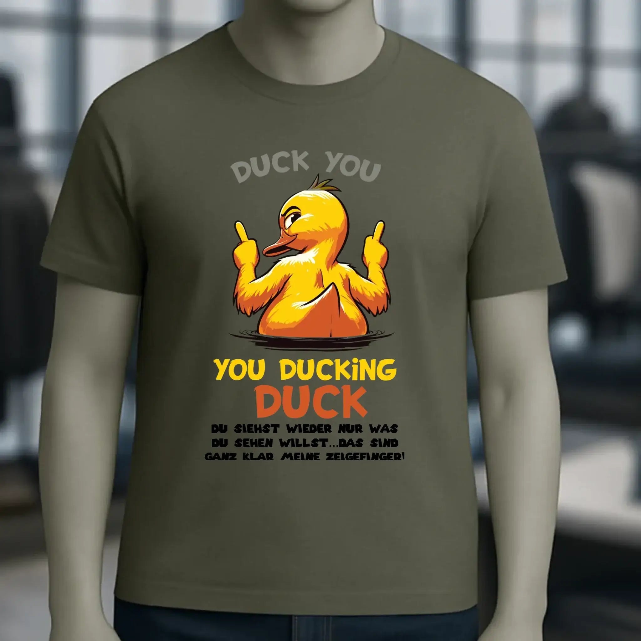 You ducking Duck • ENTE • Unisex Premium T-Shirt XS-5XL aus Bio-Baumwolle für Damen & Herren • Exklusivdesign • personalisiert