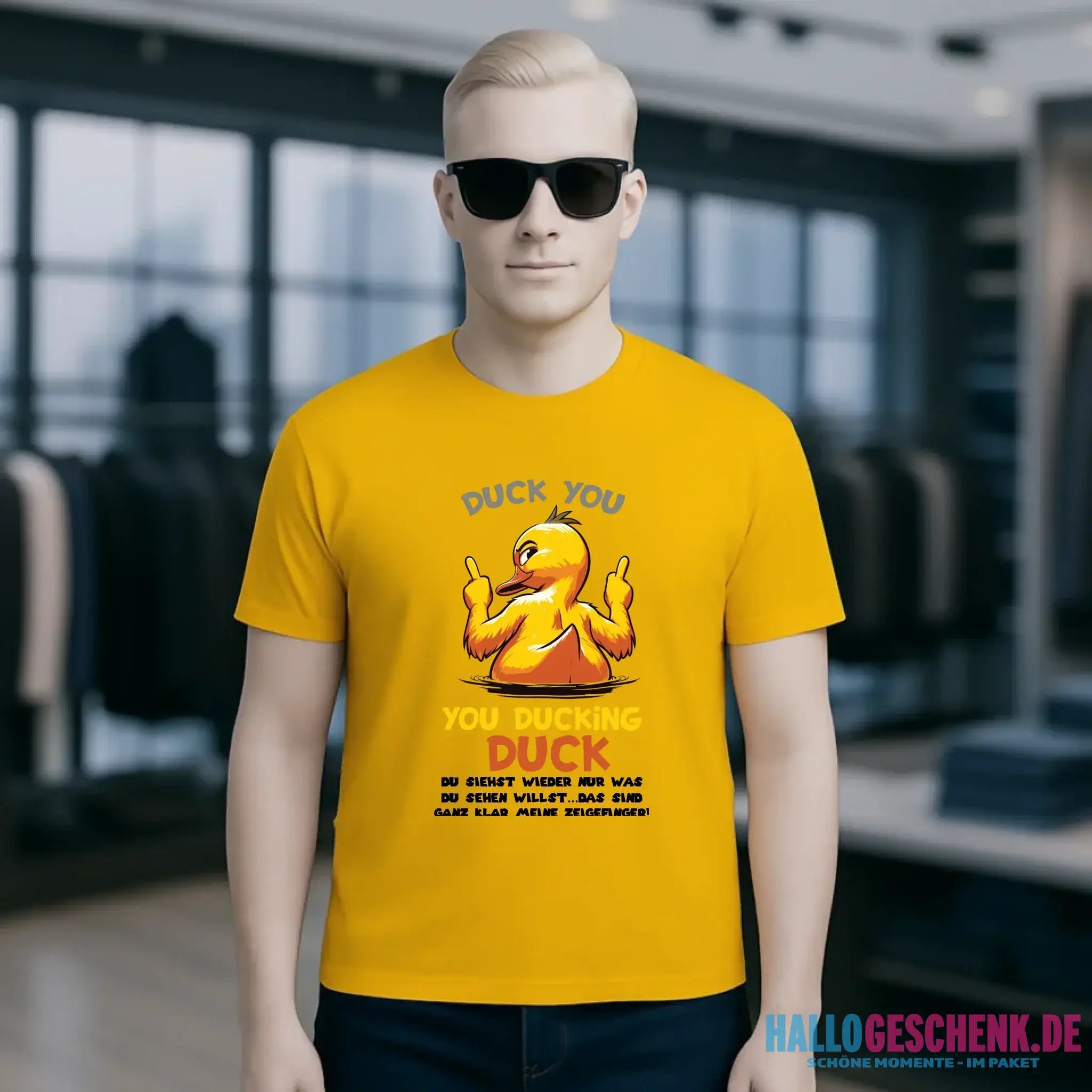 You ducking Duck • ENTE • Unisex Premium T-Shirt XS-5XL aus Bio-Baumwolle für Damen & Herren • Exklusivdesign • personalisiert