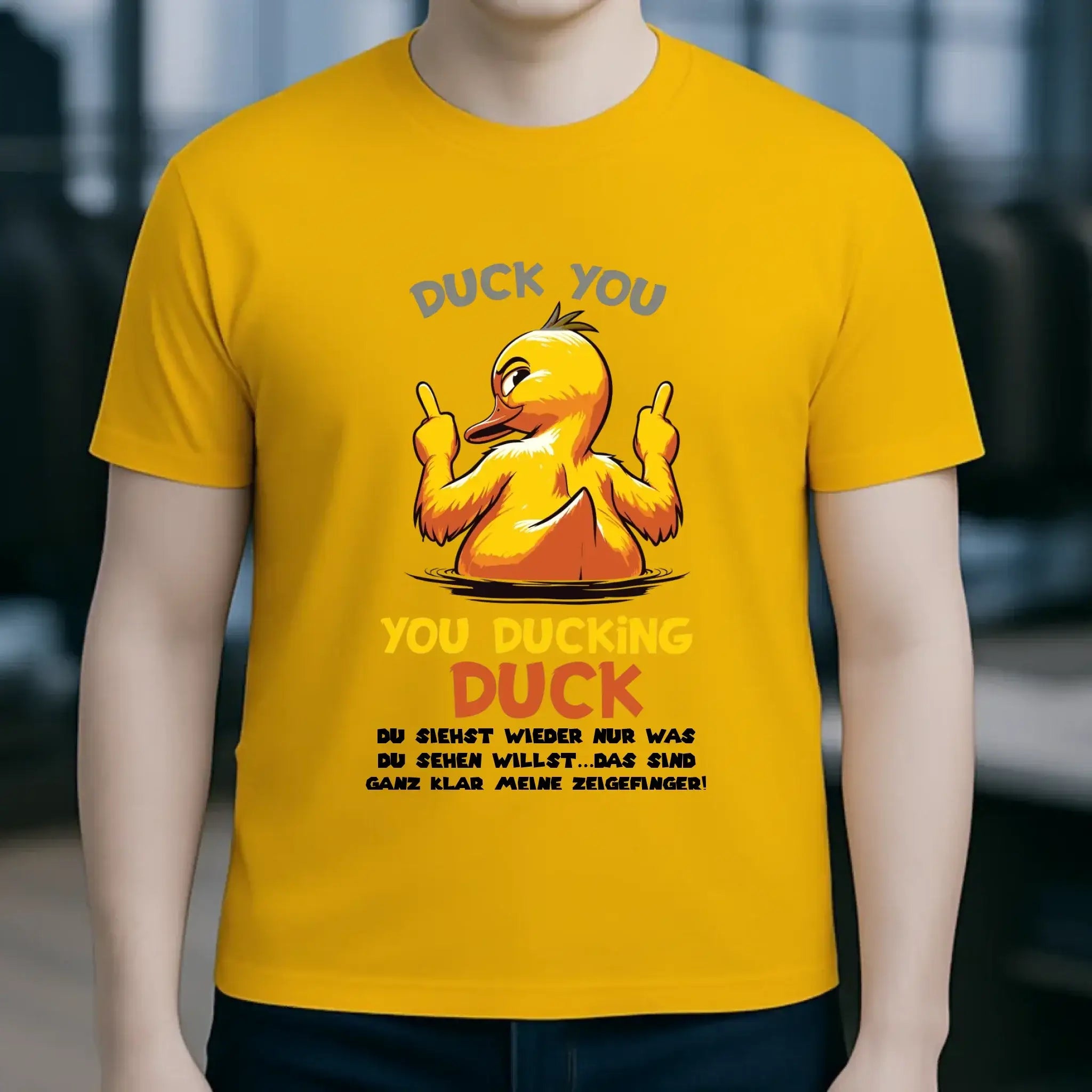 You ducking Duck • ENTE • Unisex Premium T-Shirt XS-5XL aus Bio-Baumwolle für Damen & Herren • Exklusivdesign • personalisiert