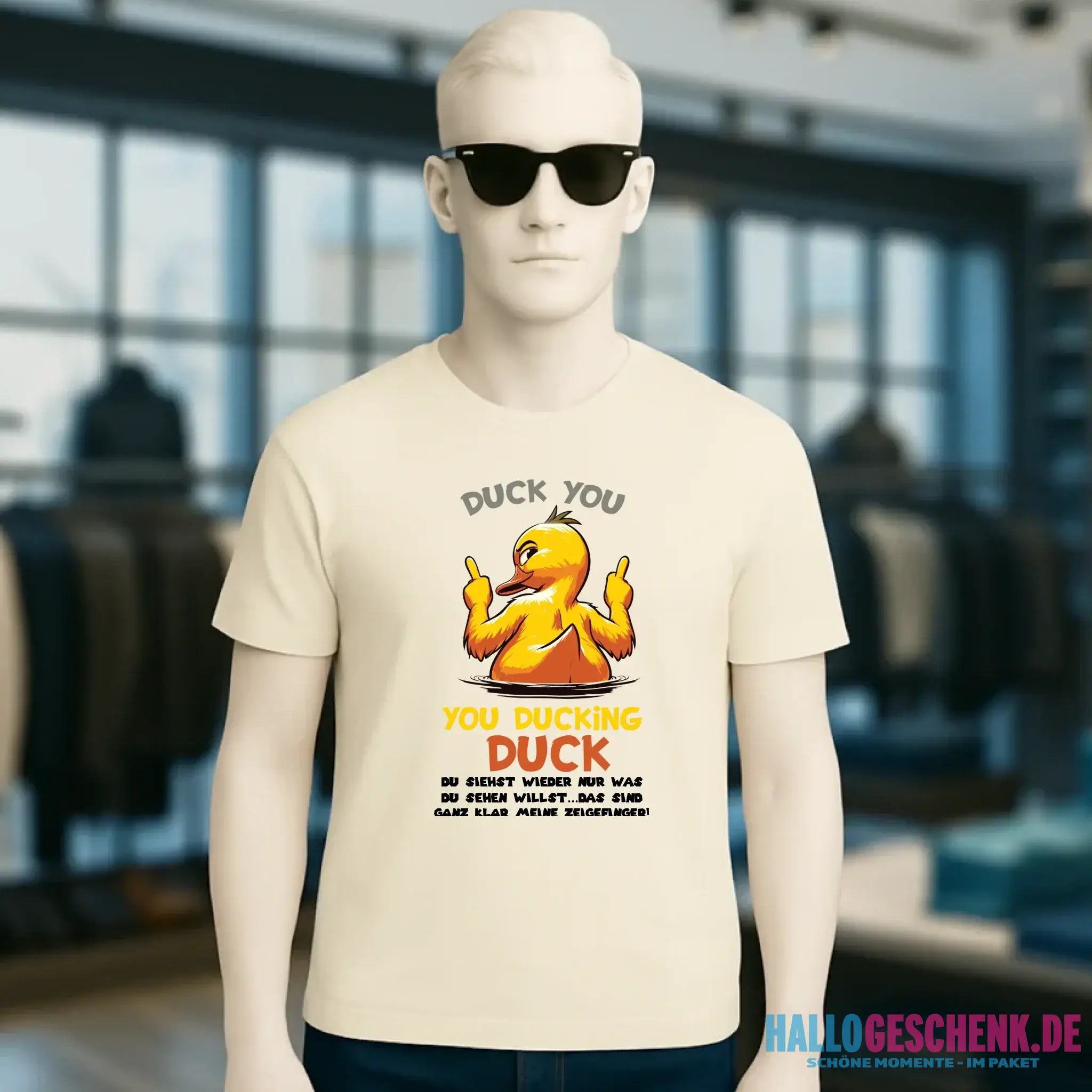 You ducking Duck • ENTE • Unisex Premium T-Shirt XS-5XL aus Bio-Baumwolle für Damen & Herren • Exklusivdesign • personalisiert