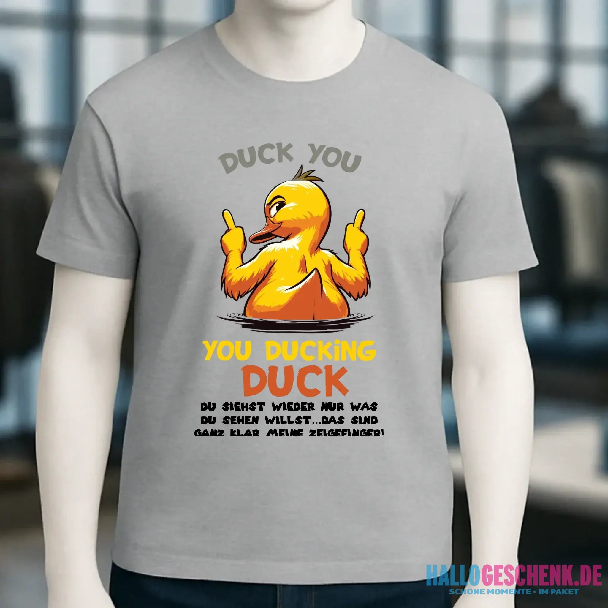 You ducking Duck • ENTE • Unisex Premium T-Shirt XS-5XL aus Bio-Baumwolle für Damen & Herren • Exklusivdesign • personalisiert