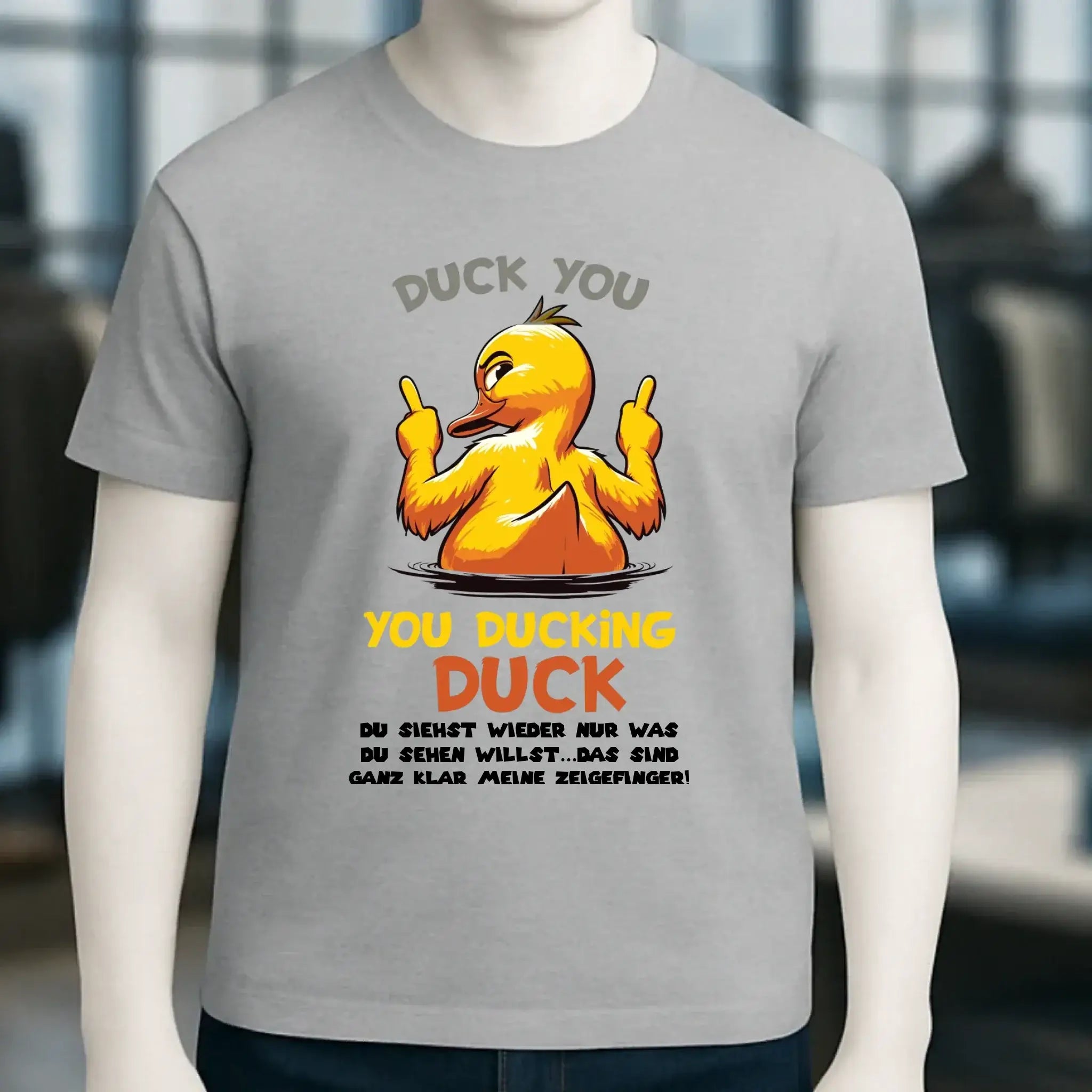 You ducking Duck • ENTE • Unisex Premium T-Shirt XS-5XL aus Bio-Baumwolle für Damen & Herren • Exklusivdesign • personalisiert