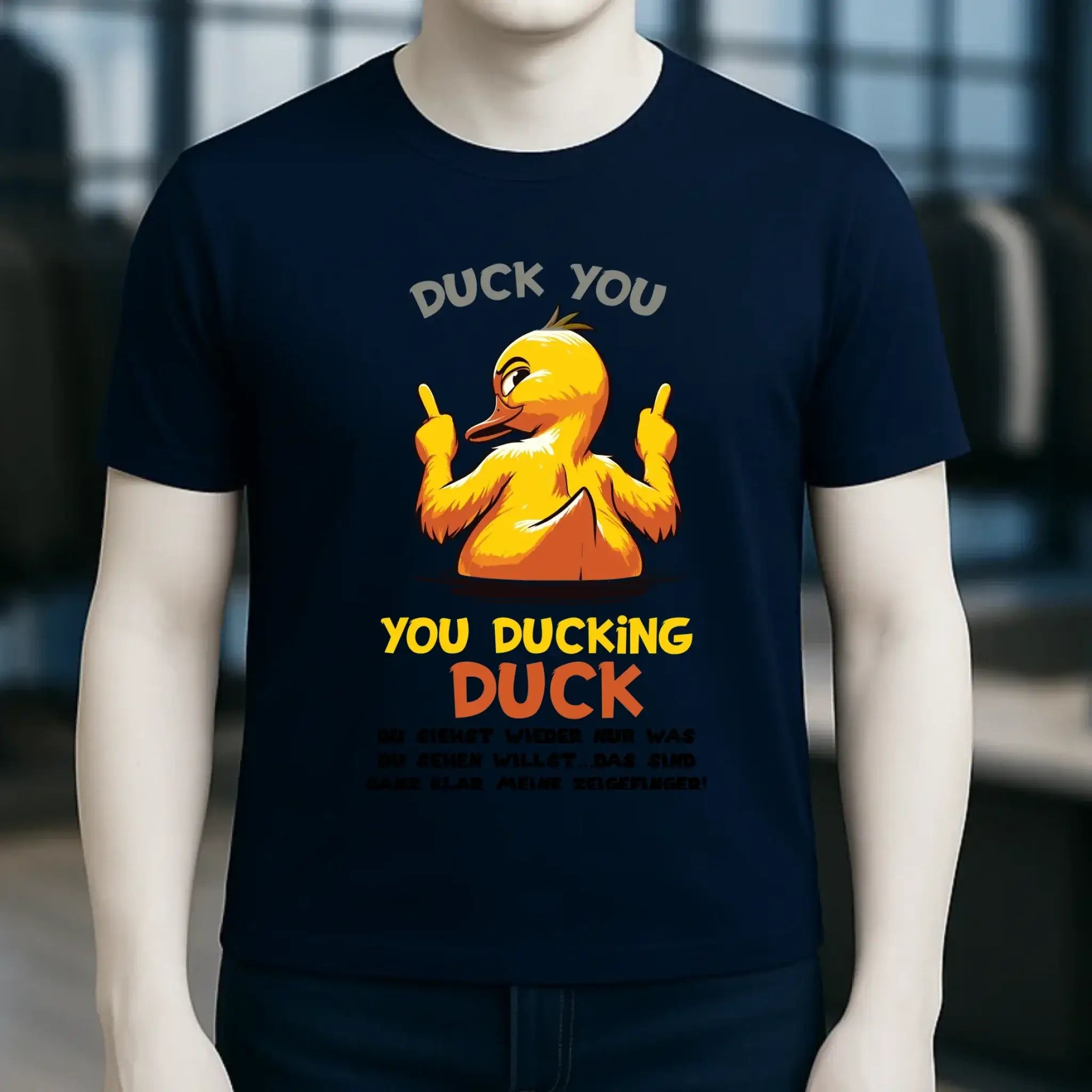 You ducking Duck • ENTE • Unisex Premium T-Shirt XS-5XL aus Bio-Baumwolle für Damen & Herren • Exklusivdesign • personalisiert