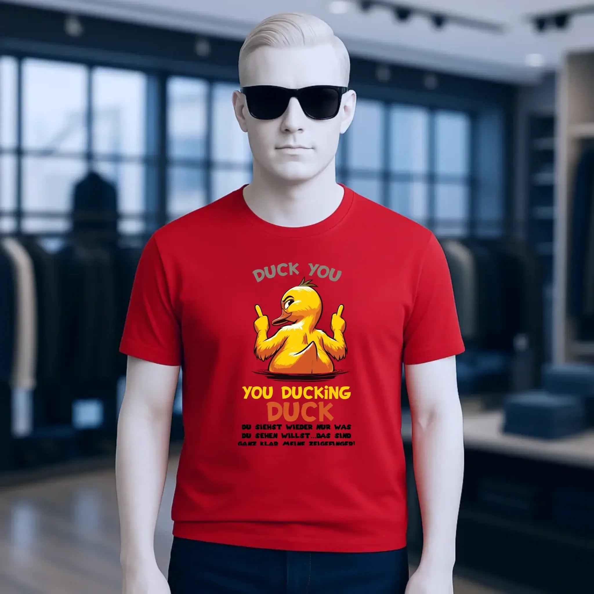 You ducking Duck • ENTE • Unisex Premium T-Shirt XS-5XL aus Bio-Baumwolle für Damen & Herren • Exklusivdesign • personalisiert