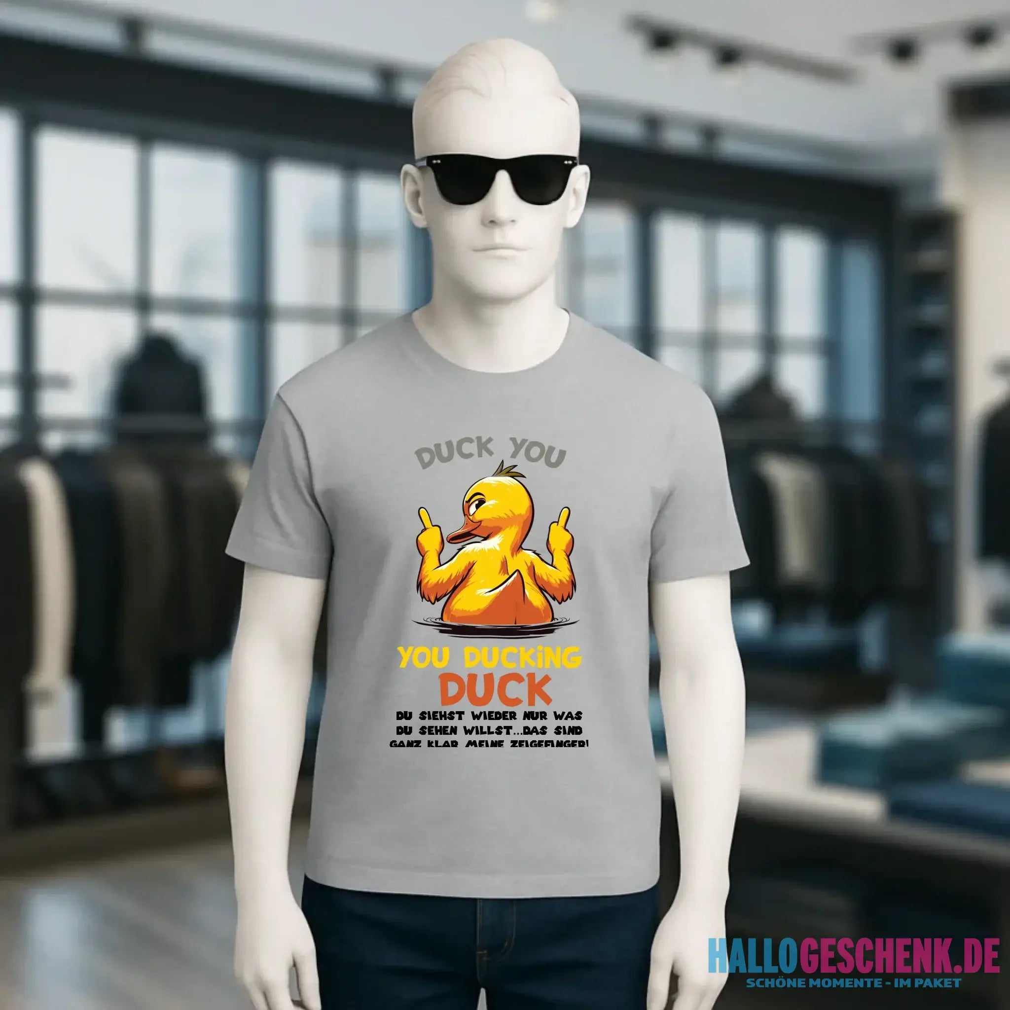 You ducking Duck • ENTE • Unisex Premium T-Shirt XS-5XL aus Bio-Baumwolle für Damen & Herren • Exklusivdesign • personalisiert
