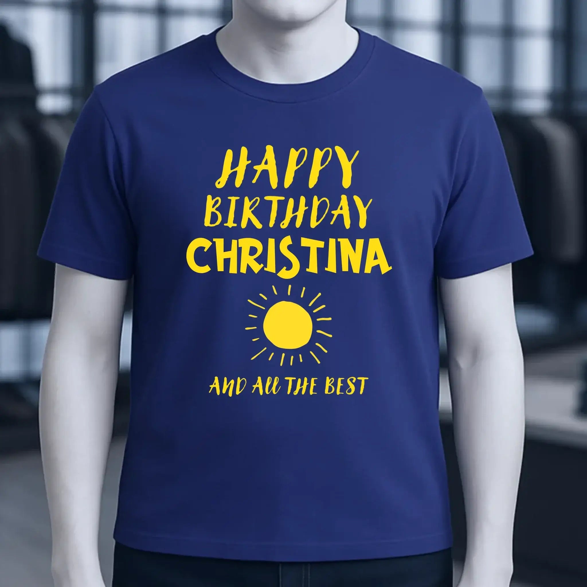 Zum Geburtstag mit deinem Wunschnamen • Birthday • Unisex Premium T-Shirt XS-5XL aus Bio-Baumwolle für Damen & Herren