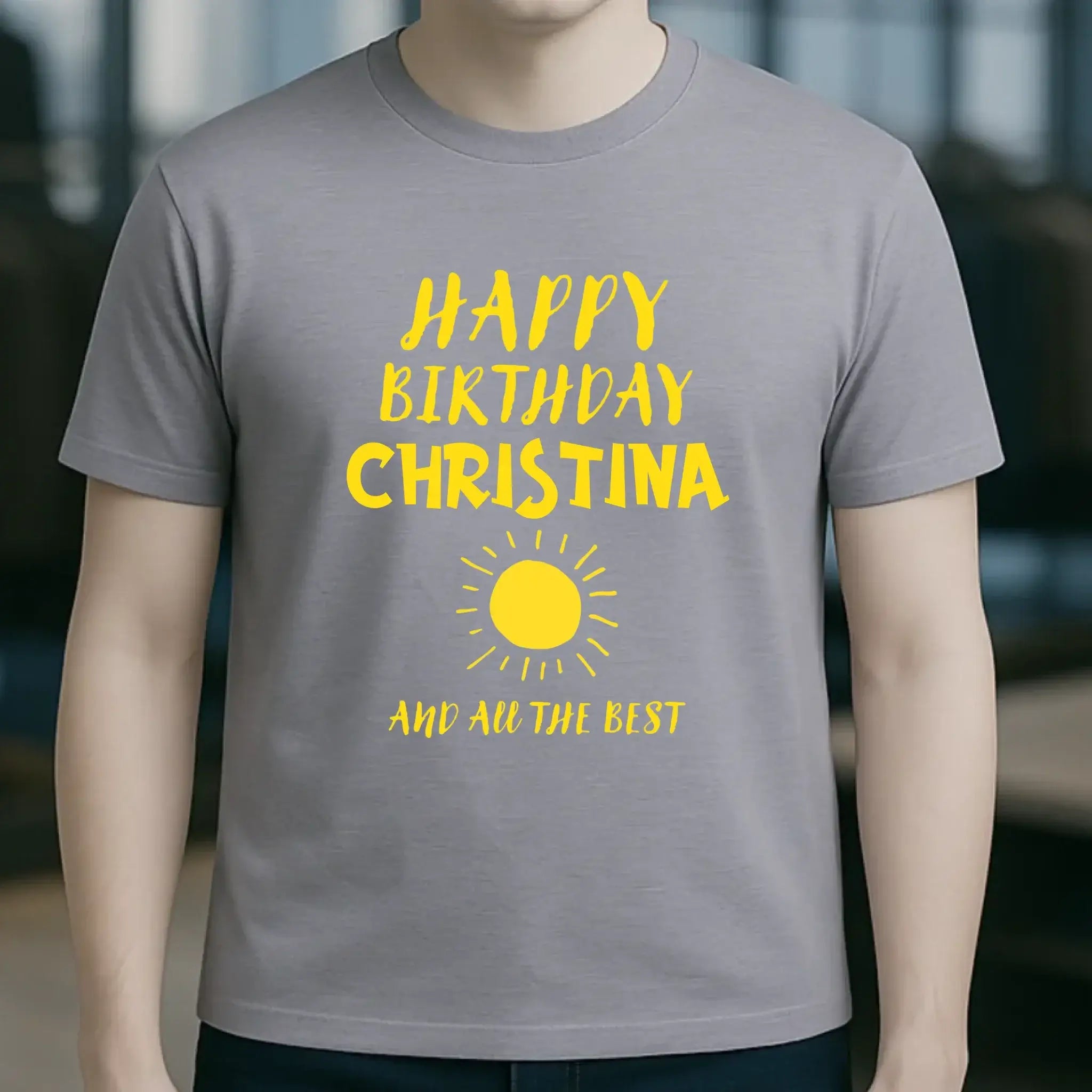 Zum Geburtstag mit deinem Wunschnamen • Birthday • Unisex Premium T-Shirt XS-5XL aus Bio-Baumwolle für Damen & Herren