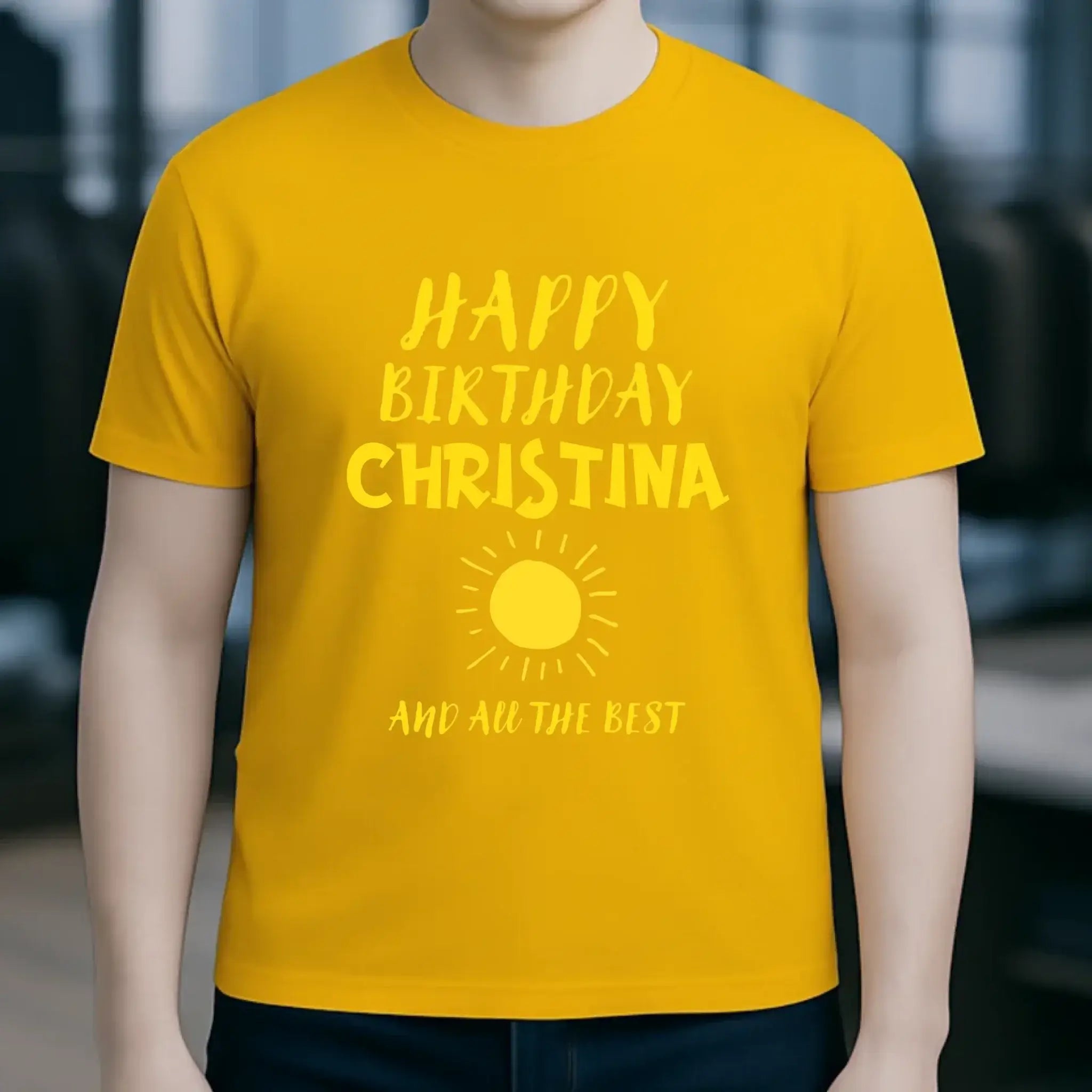 Zum Geburtstag mit deinem Wunschnamen • Birthday • Unisex Premium T-Shirt XS-5XL aus Bio-Baumwolle für Damen & Herren