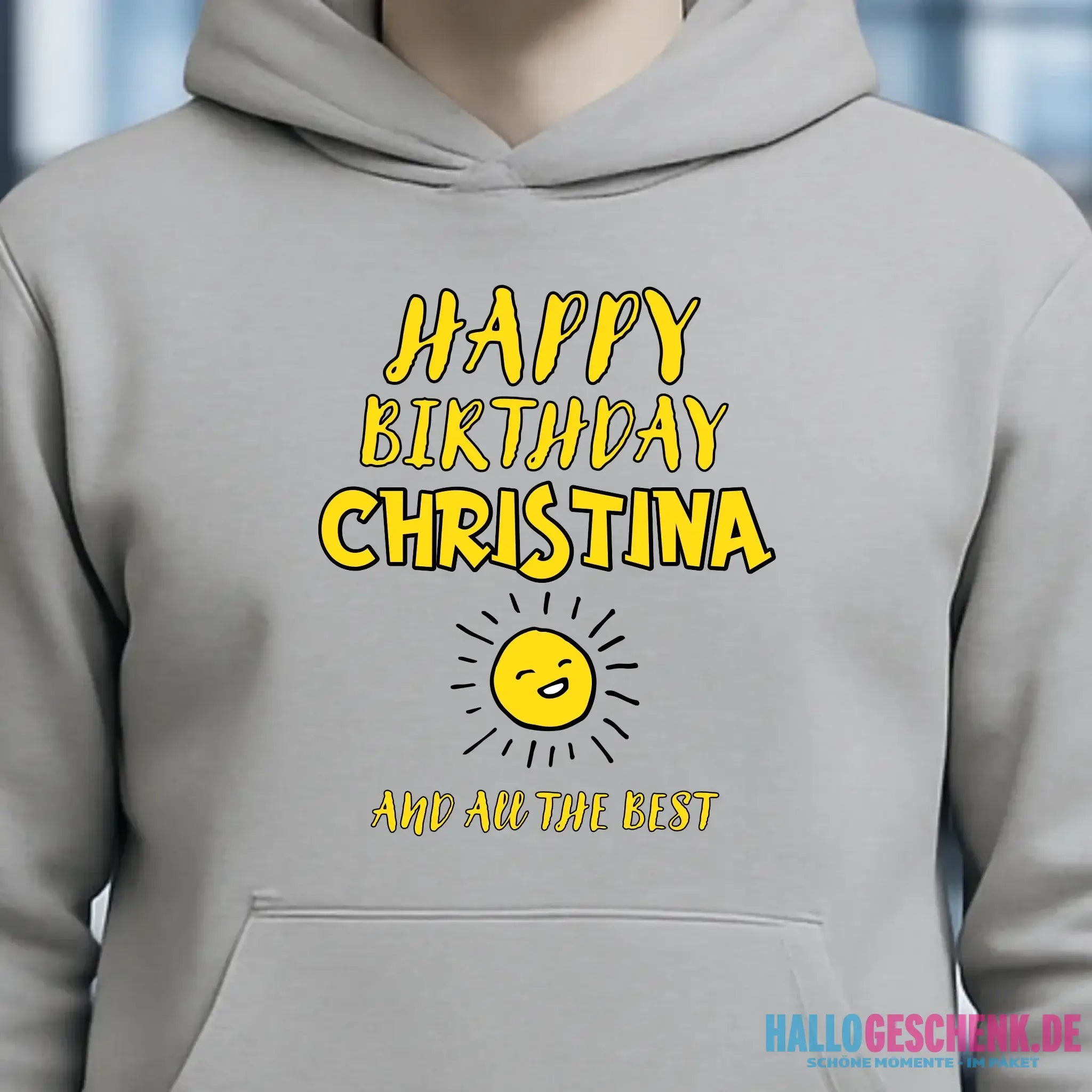 Zum Geburtstag mit/ohne Wunschname • Birthday Designer • Unisex Premium Hoodie XS-5XL aus Bio-Baumwolle für Damen & Herren • personalisiert